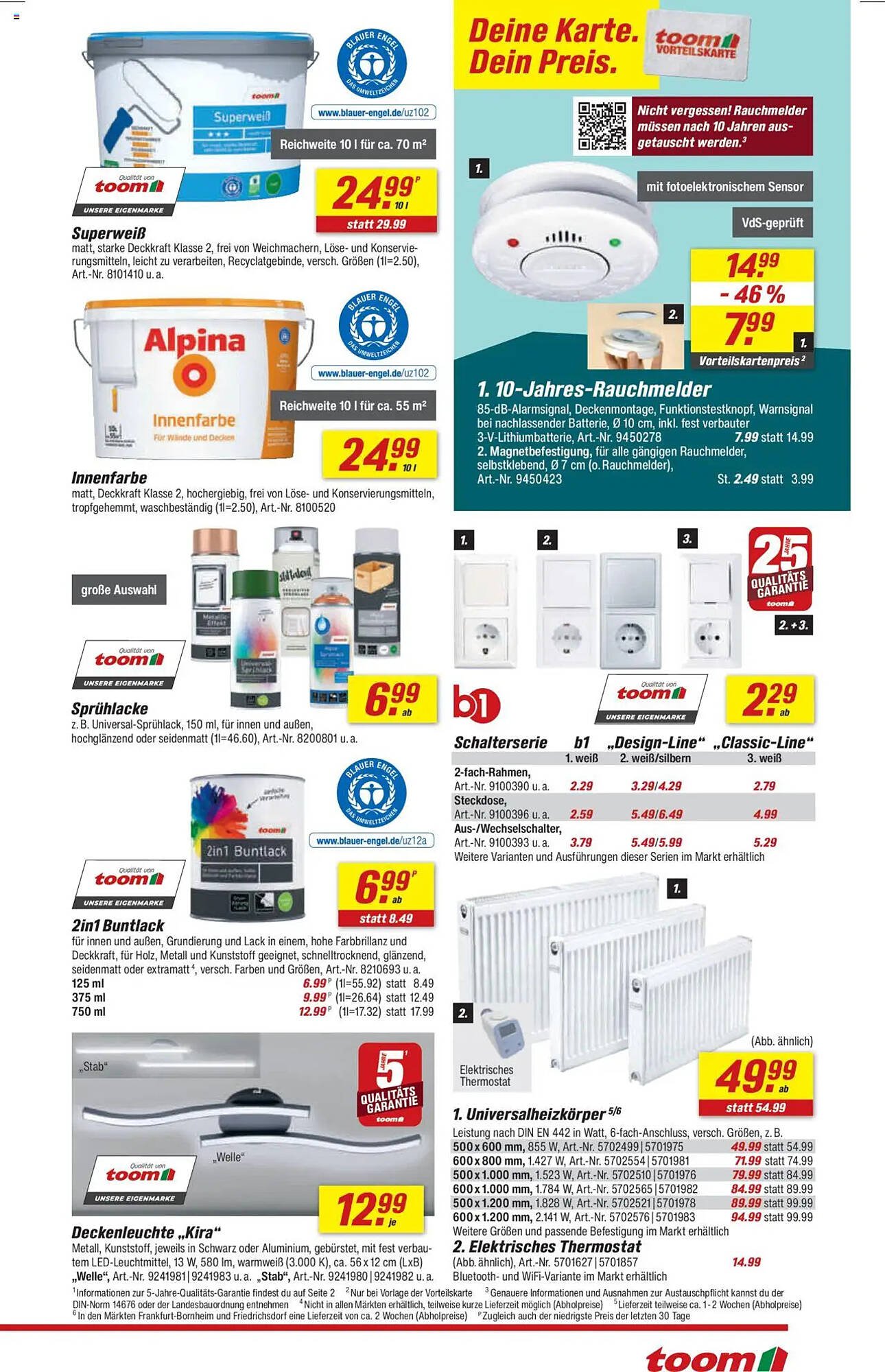 Toom Baumarkt Prospekt (2025-09-20 - 2025-09-26) | 7