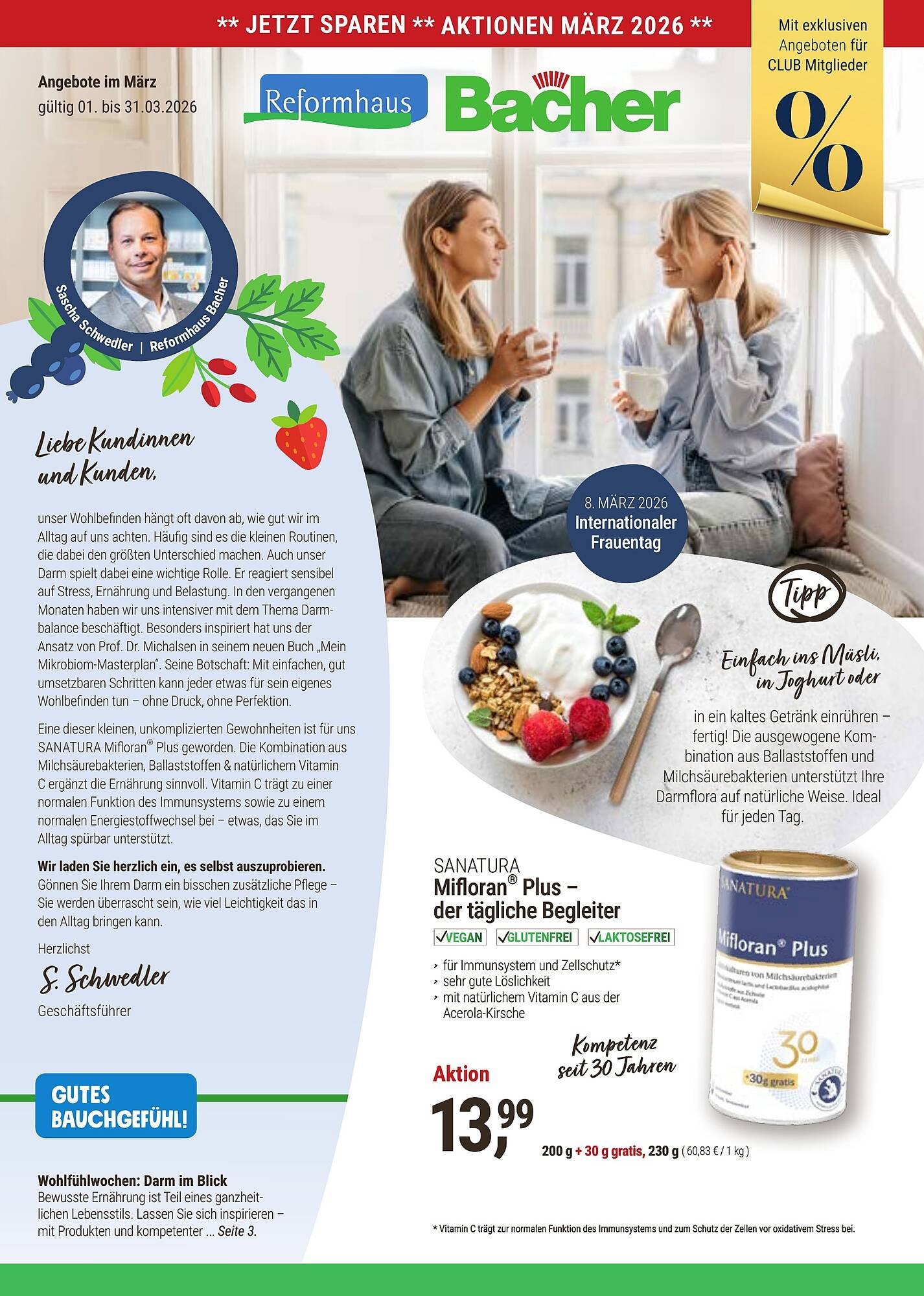 Reformhaus Bacher Prospekt