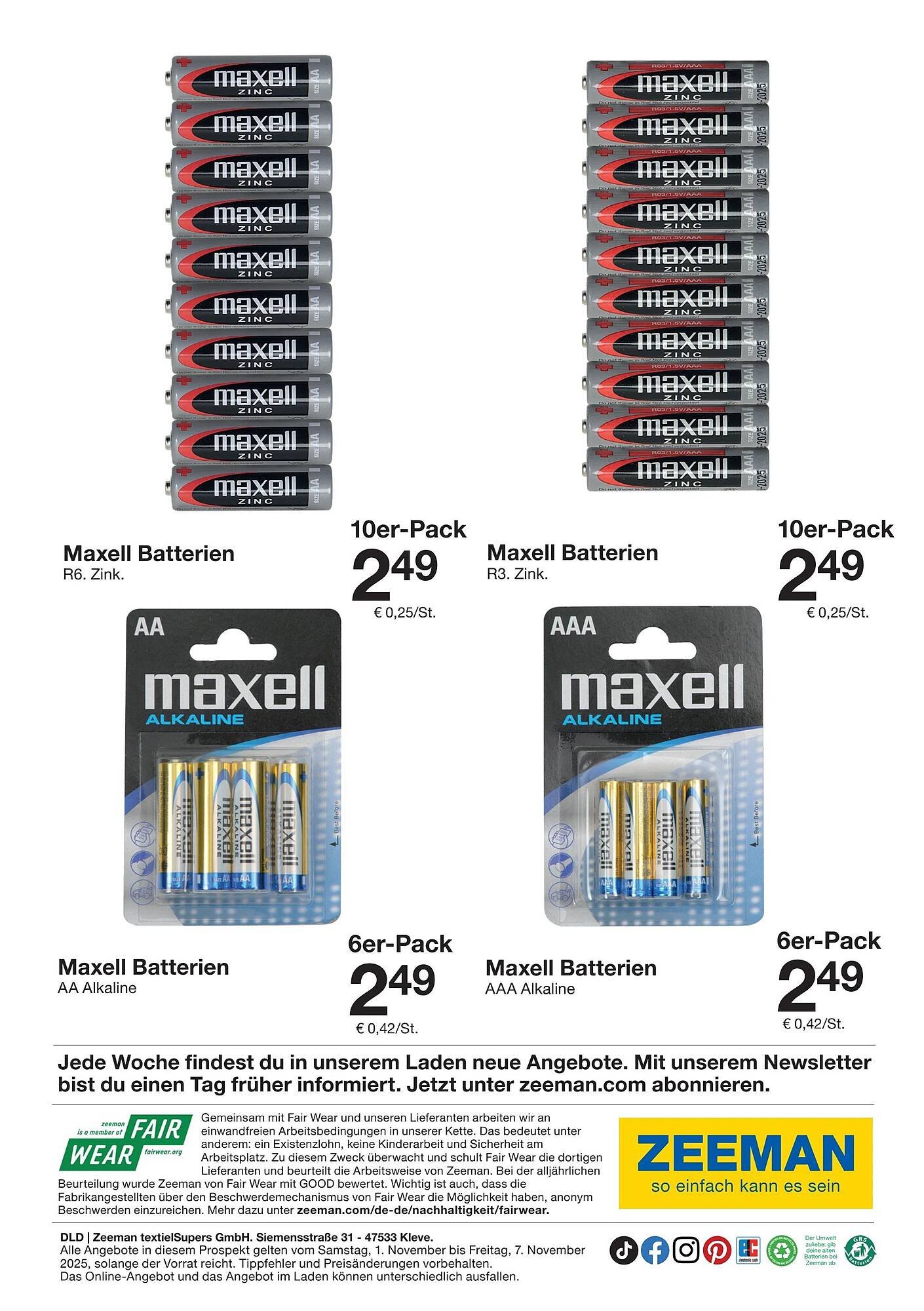 Zeeman Prospekt (2025-11-01 - 2025-11-08)