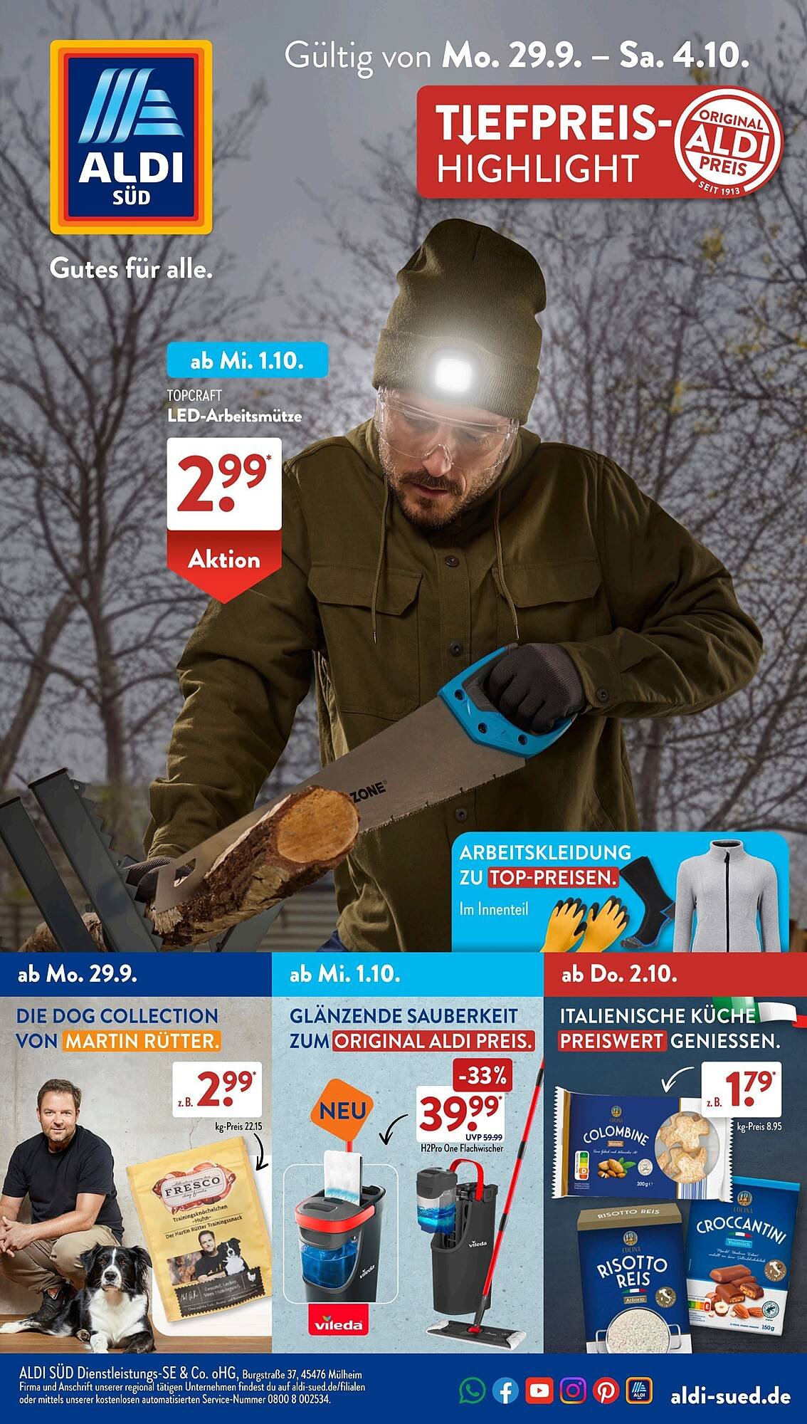 Aldi Süd Prospekt (2025-09-29 - 2025-10-05) | 1