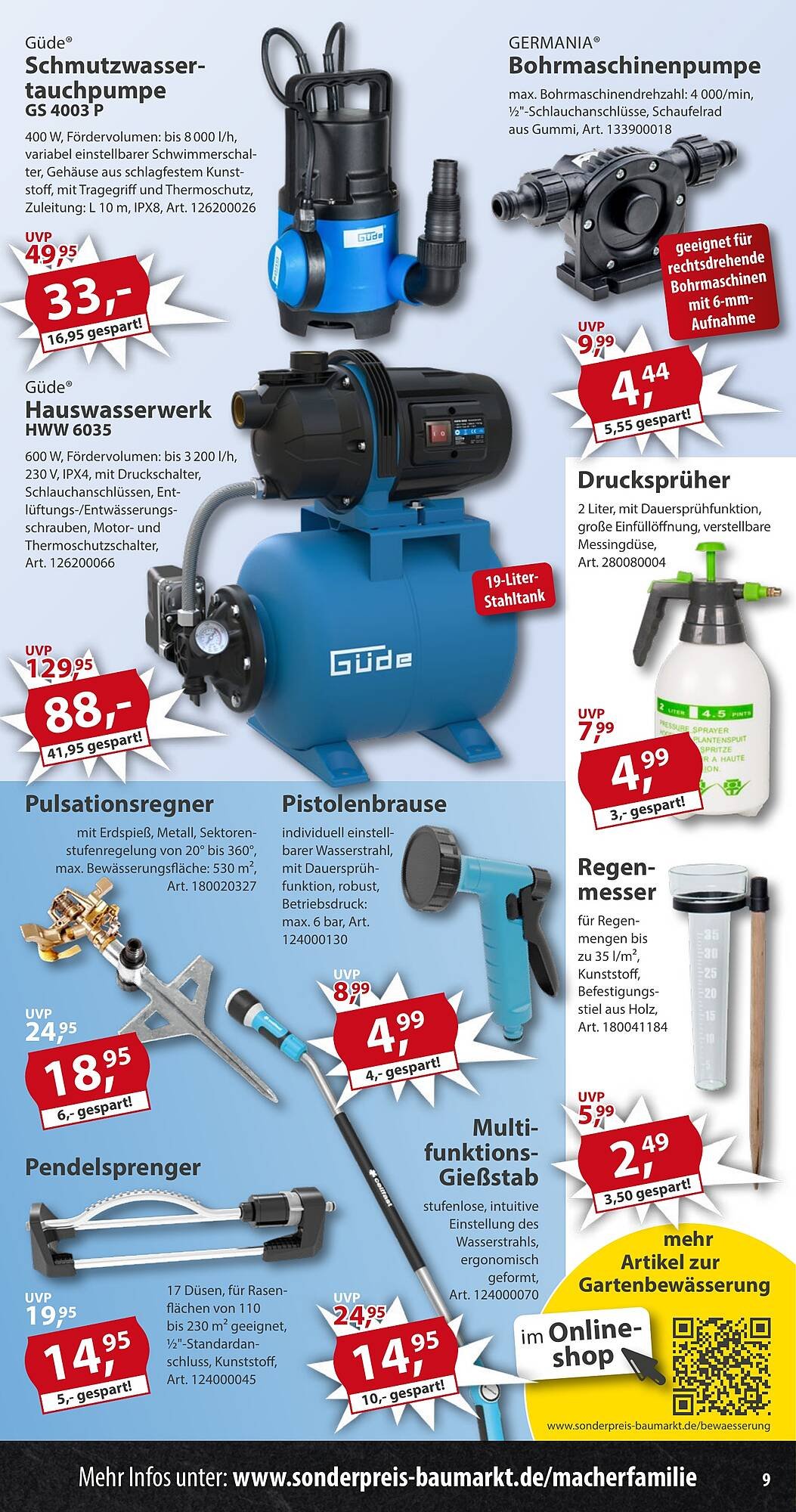 Sonderpreis Baumarkt Prospekt (2026-05-09 - 2026-05-15)