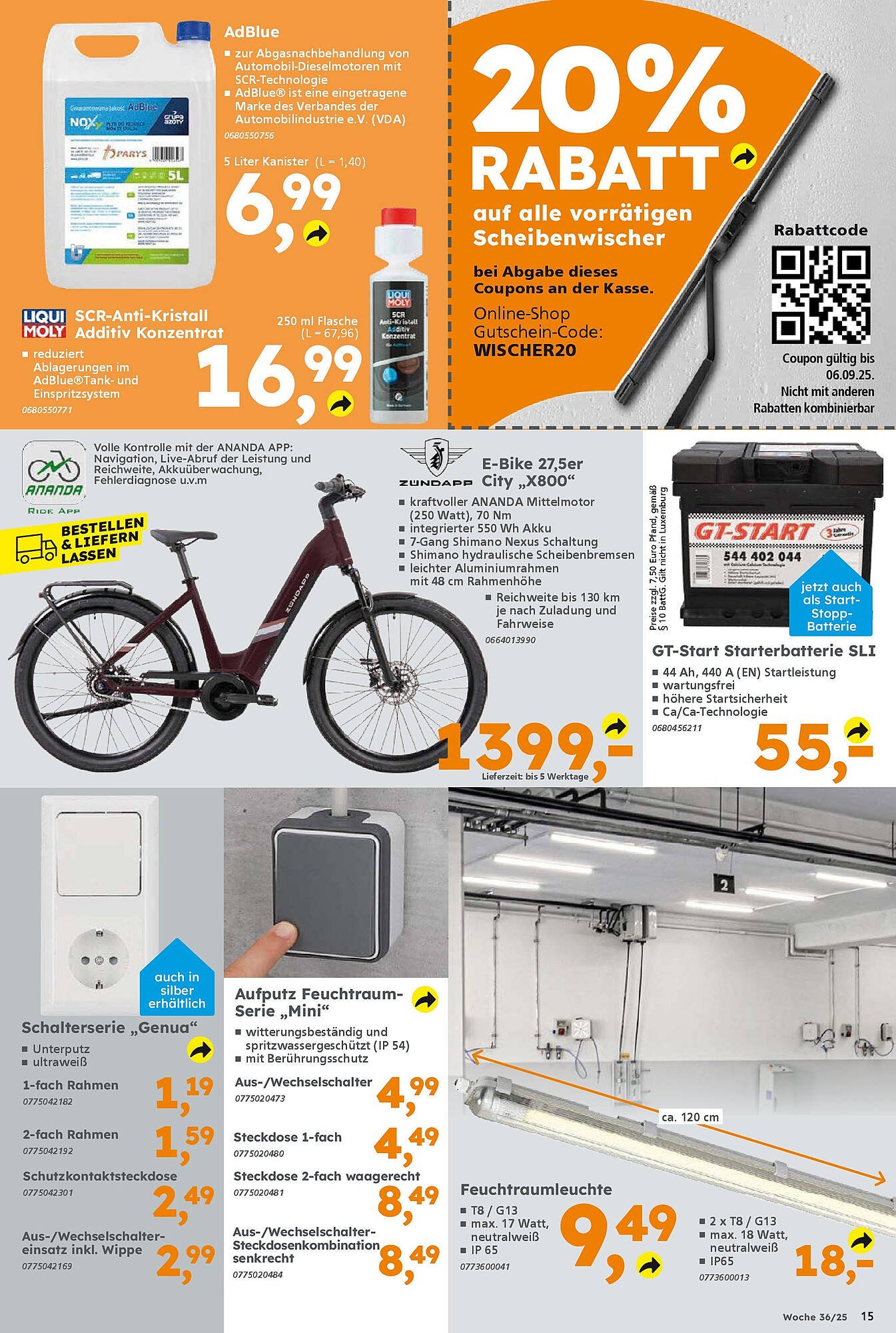 Globus Baumarkt Prospekt (2025-08-31 - 2025-09-06) | 15