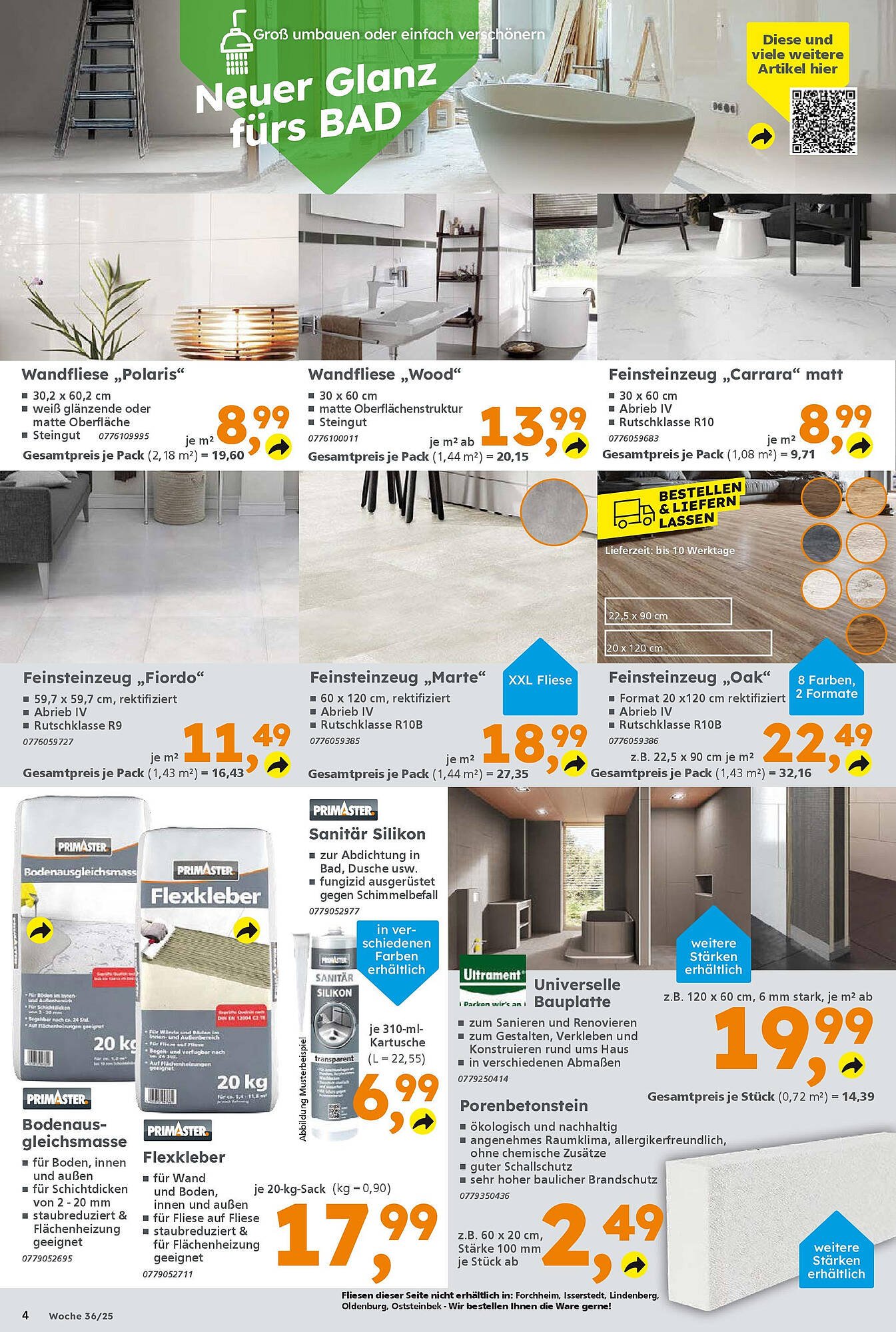 Globus Baumarkt Prospekt (2025-08-31 - 2025-09-06) | 4