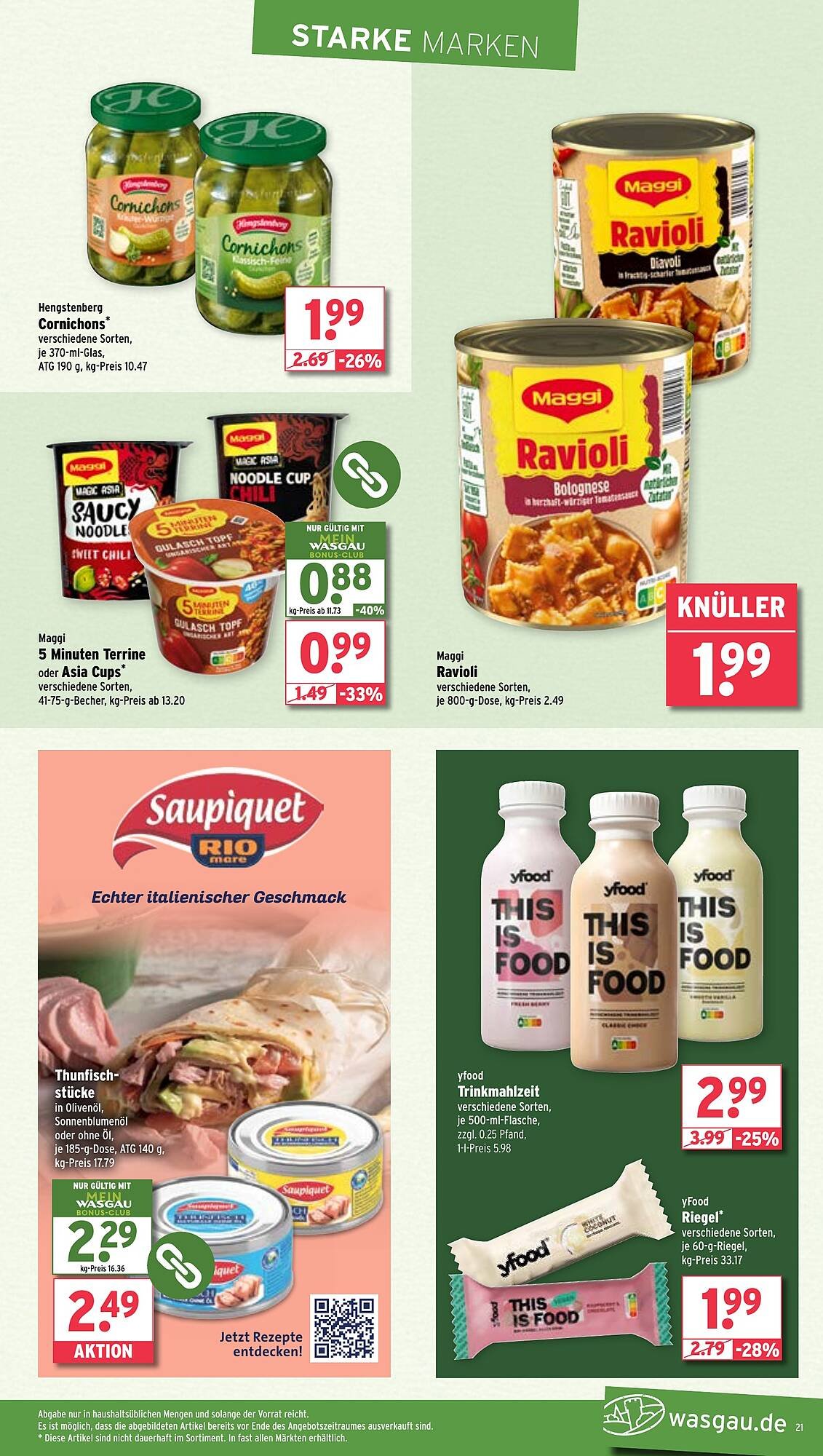 Wasgau Prospekt (2025-08-18 - 2025-08-23) | 21