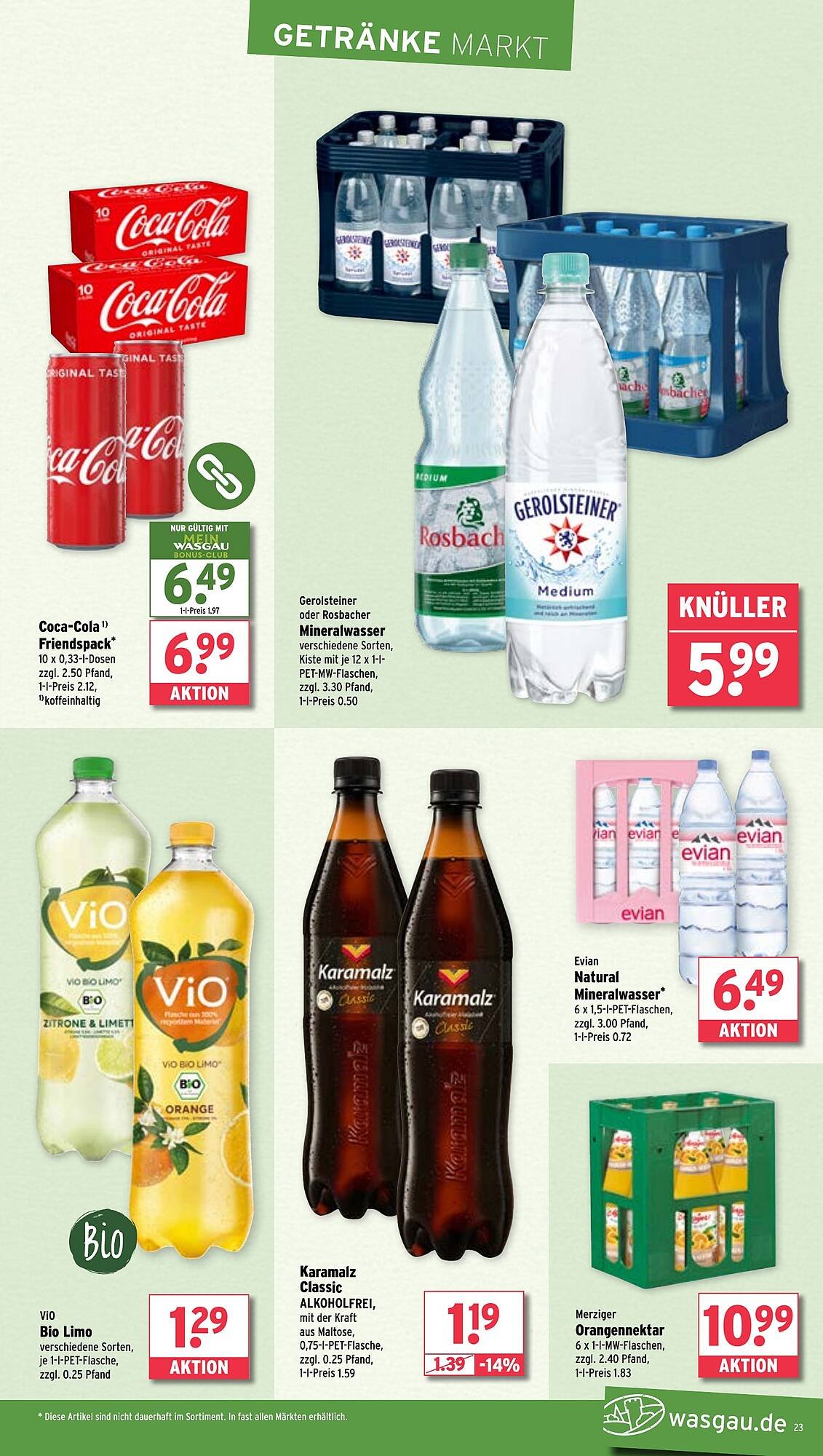 Wasgau Prospekt (2025-08-18 - 2025-08-23) | 23