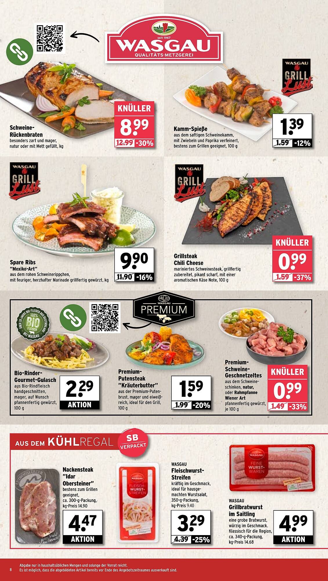Wasgau Prospekt (2025-08-18 - 2025-08-23) | 8