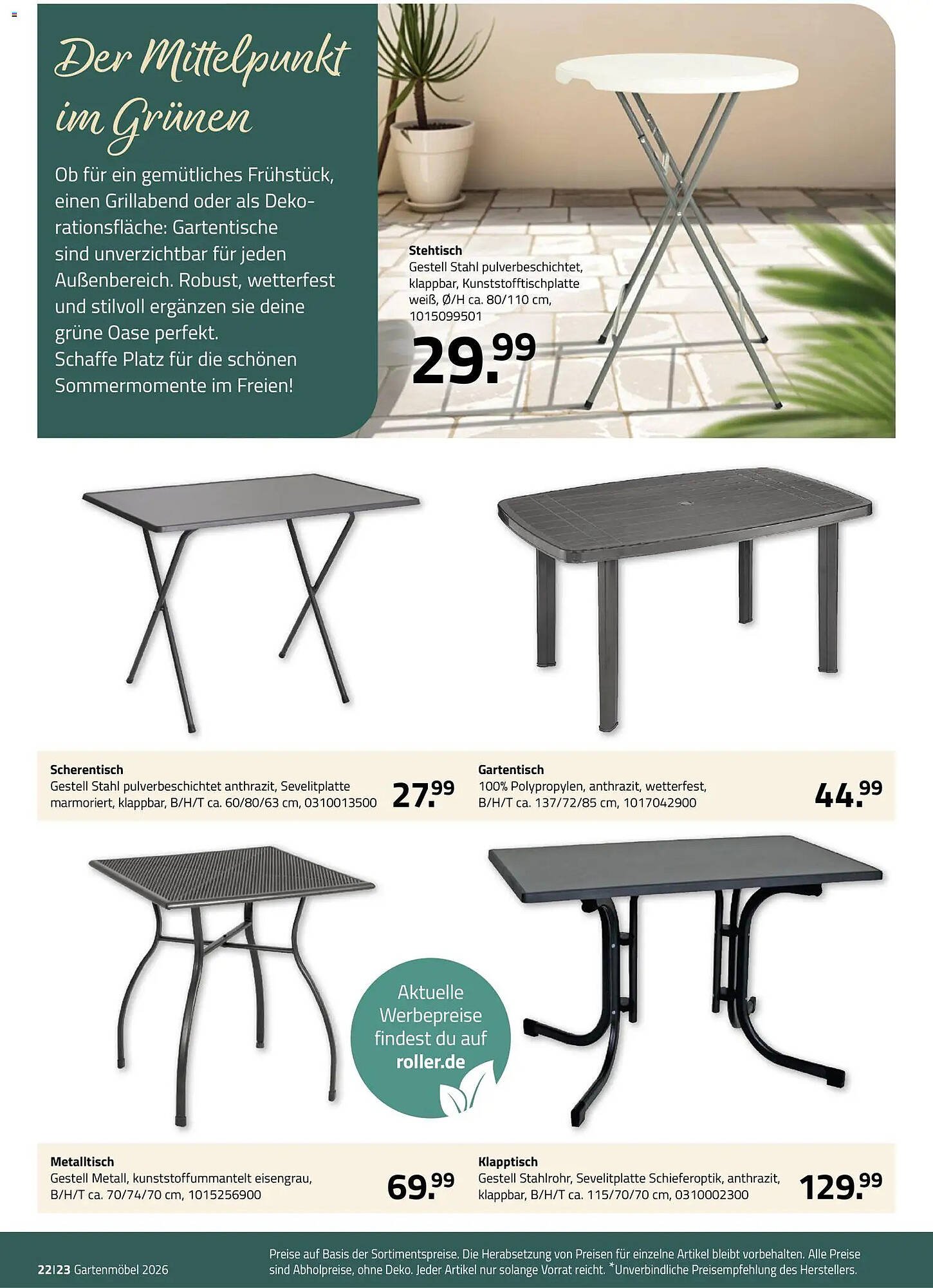 ROLLER Prospekt (2026-02-23 - 2026-09-26)