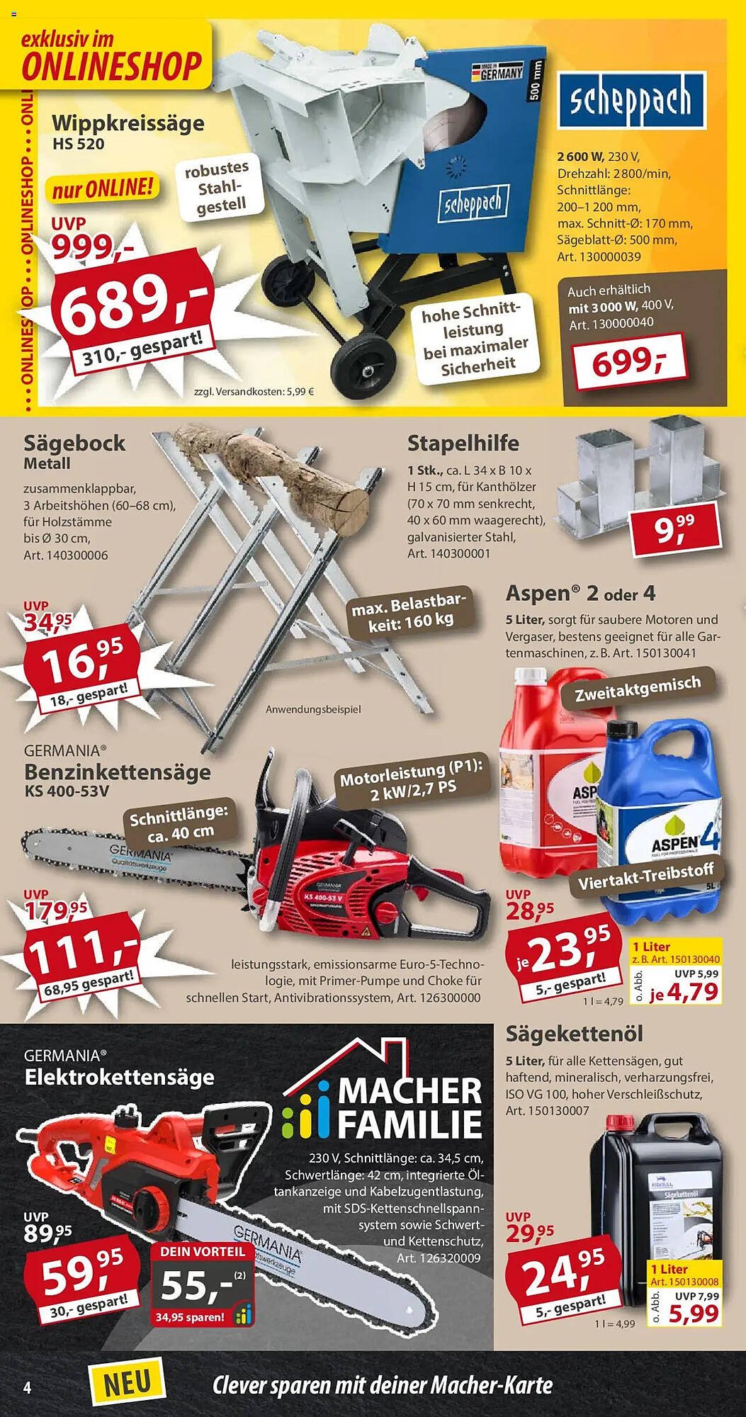 Sonderpreis Baumarkt Prospekt (2025-10-04 - 2025-10-10) | 4
