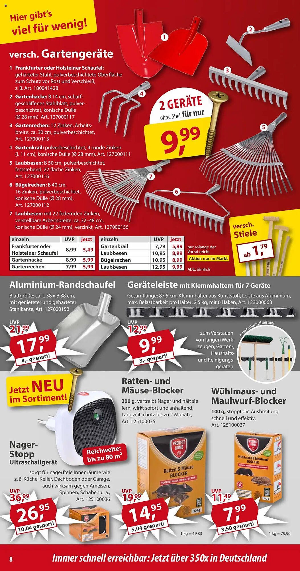 Sonderpreis Baumarkt Prospekt (2025-10-04 - 2025-10-10) | 8