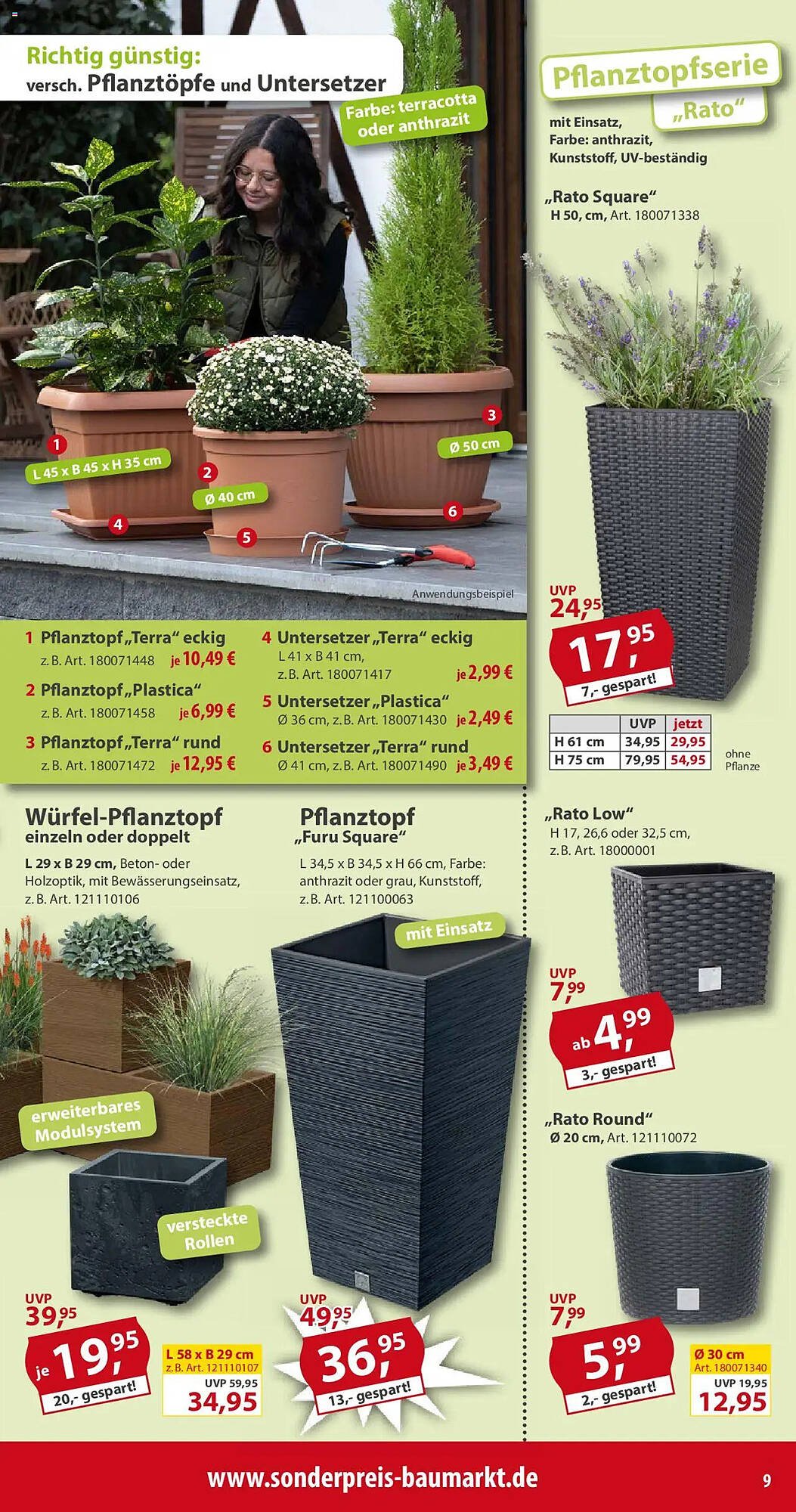 Sonderpreis Baumarkt Prospekt (2025-10-04 - 2025-10-10) | 9