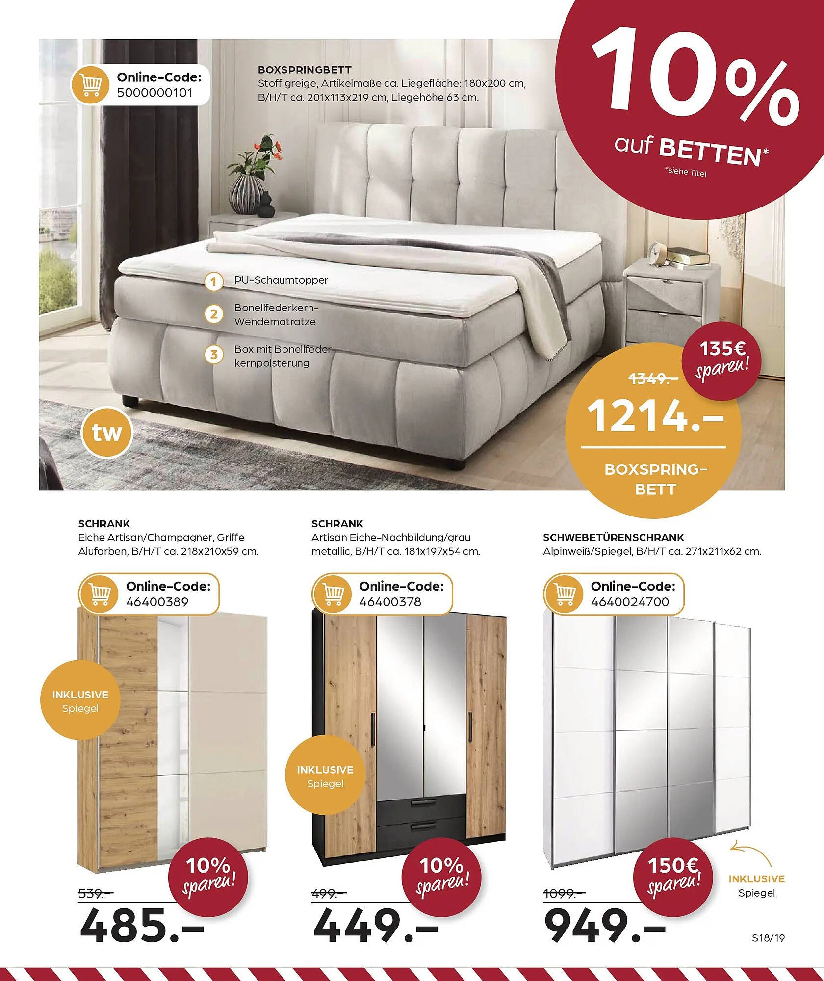 Trends Möbel Prospekt (2025-12-22 - 2026-01-02)