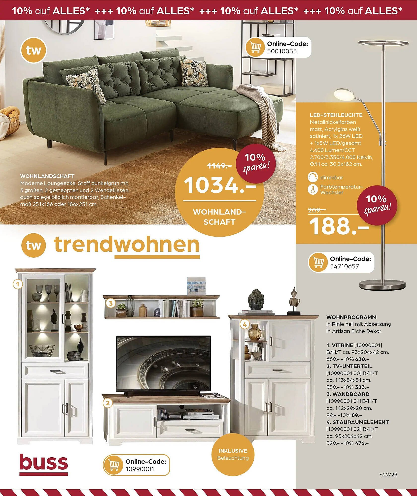 Trends Möbel Prospekt (2025-12-22 - 2026-01-02)