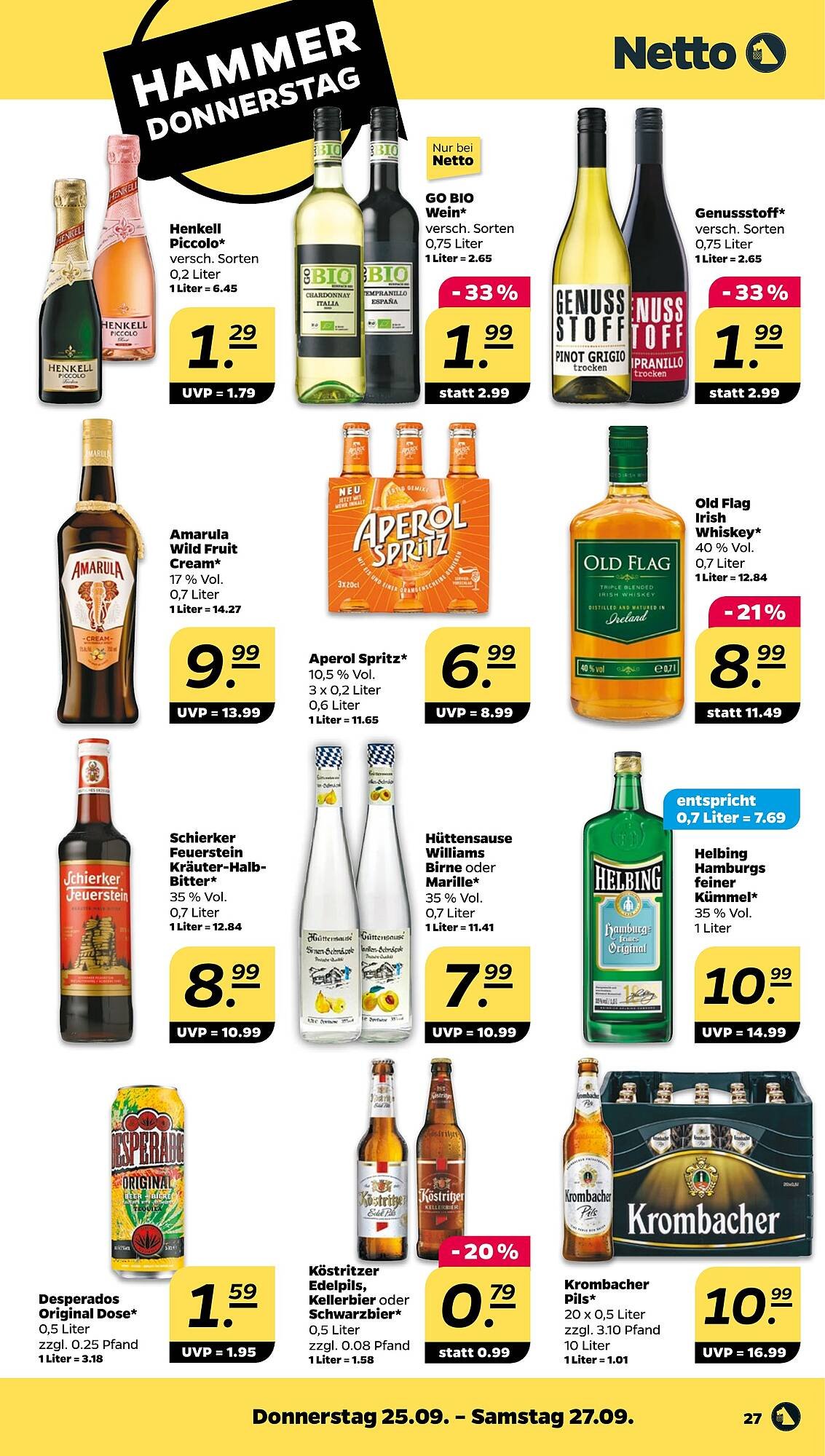 NETTO Prospekt (2025-09-22 - 2025-09-27) | 27