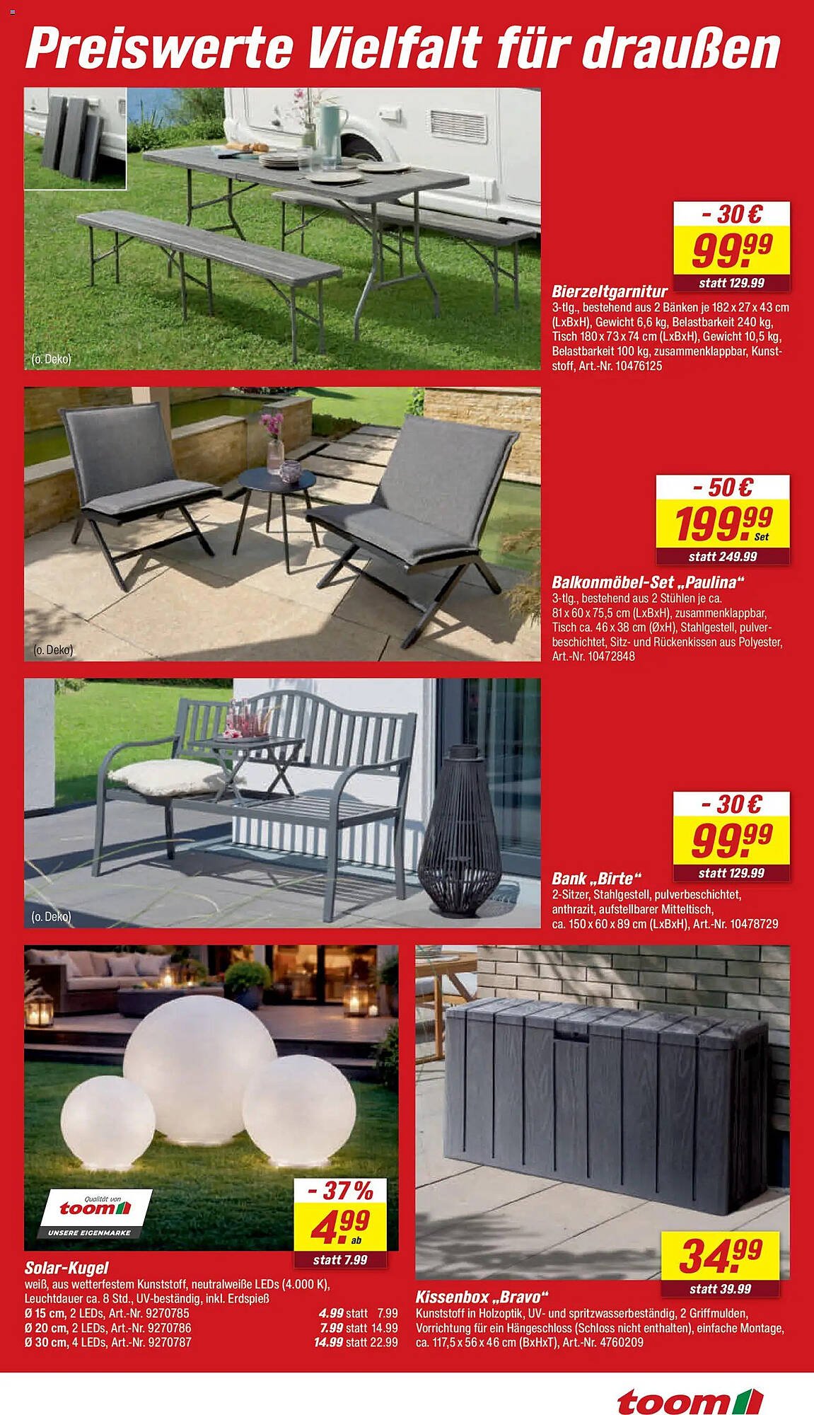 Toom Baumarkt Prospekt