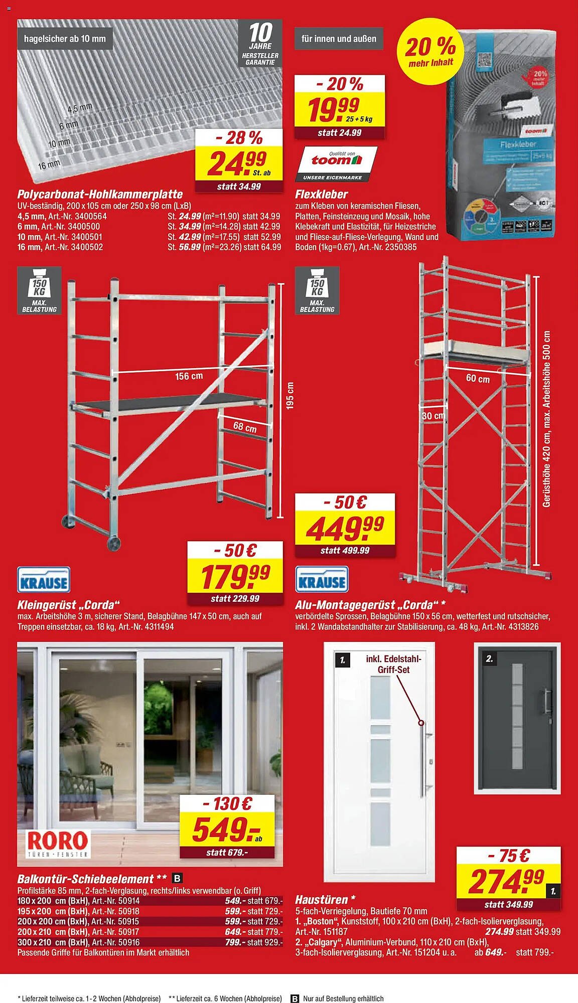 Toom Baumarkt Prospekt