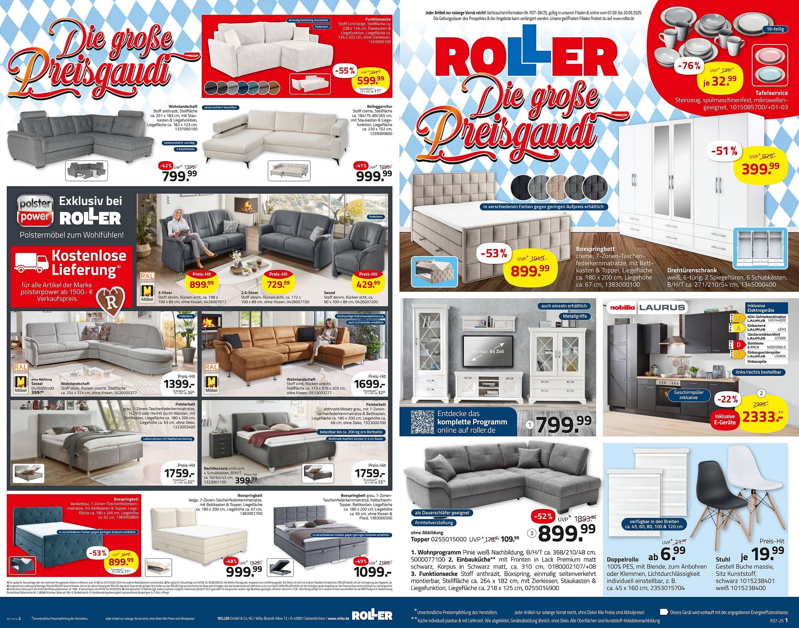 ROLLER Prospekt (2025-09-07 - 2025-09-20) | 2