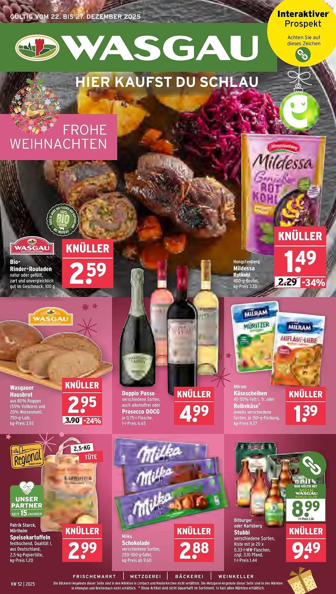 Wasgau Prospekt (2025-12-22 - 2025-12-27)
