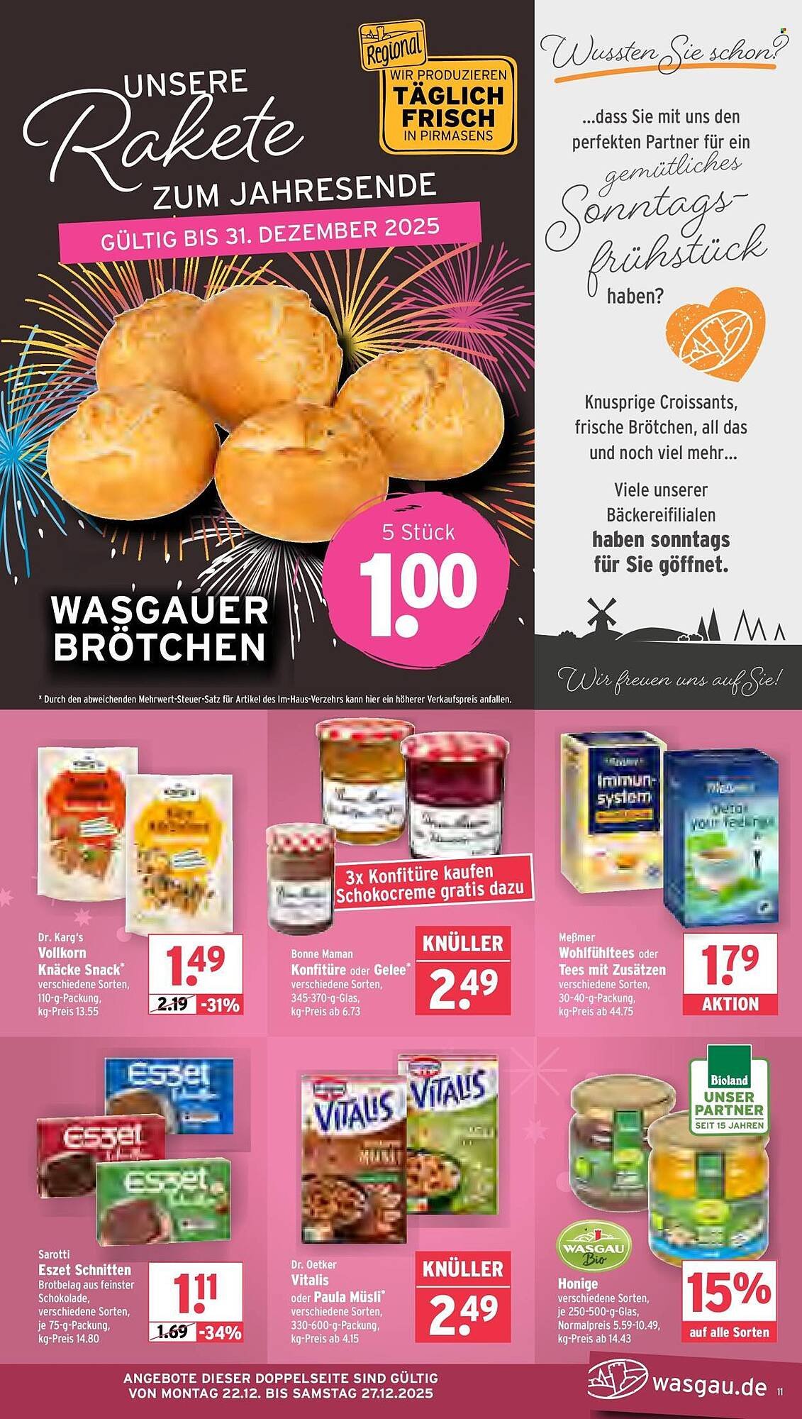 Wasgau Prospekt (2025-12-22 - 2025-12-27)