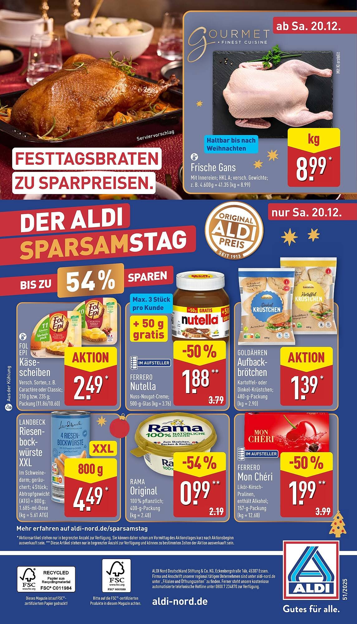 Aldi Nord Prospekt (2025-12-15 - 2025-12-20)