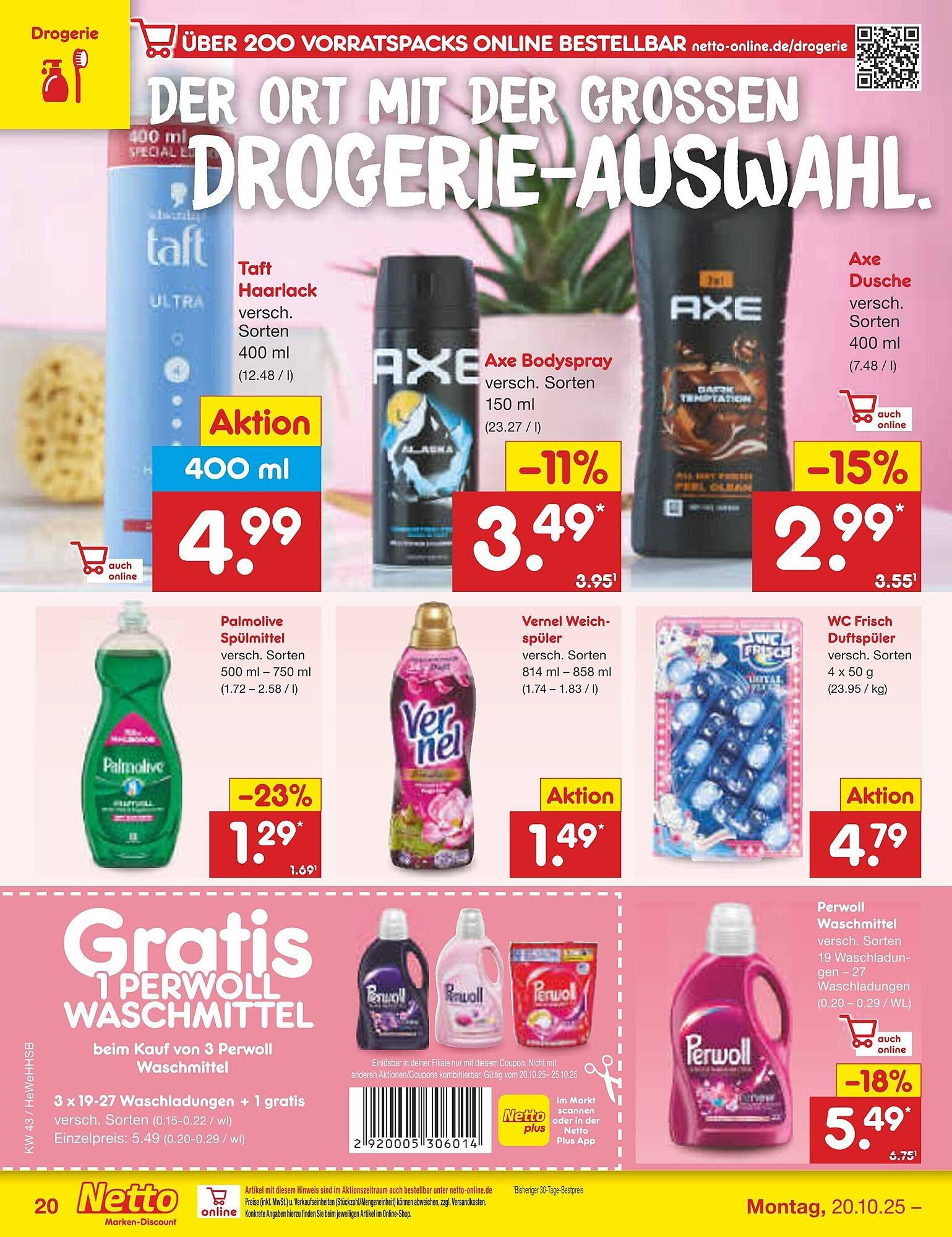 Netto Marken-Discount Prospekt (2025-10-20 - 2025-10-25) | 20