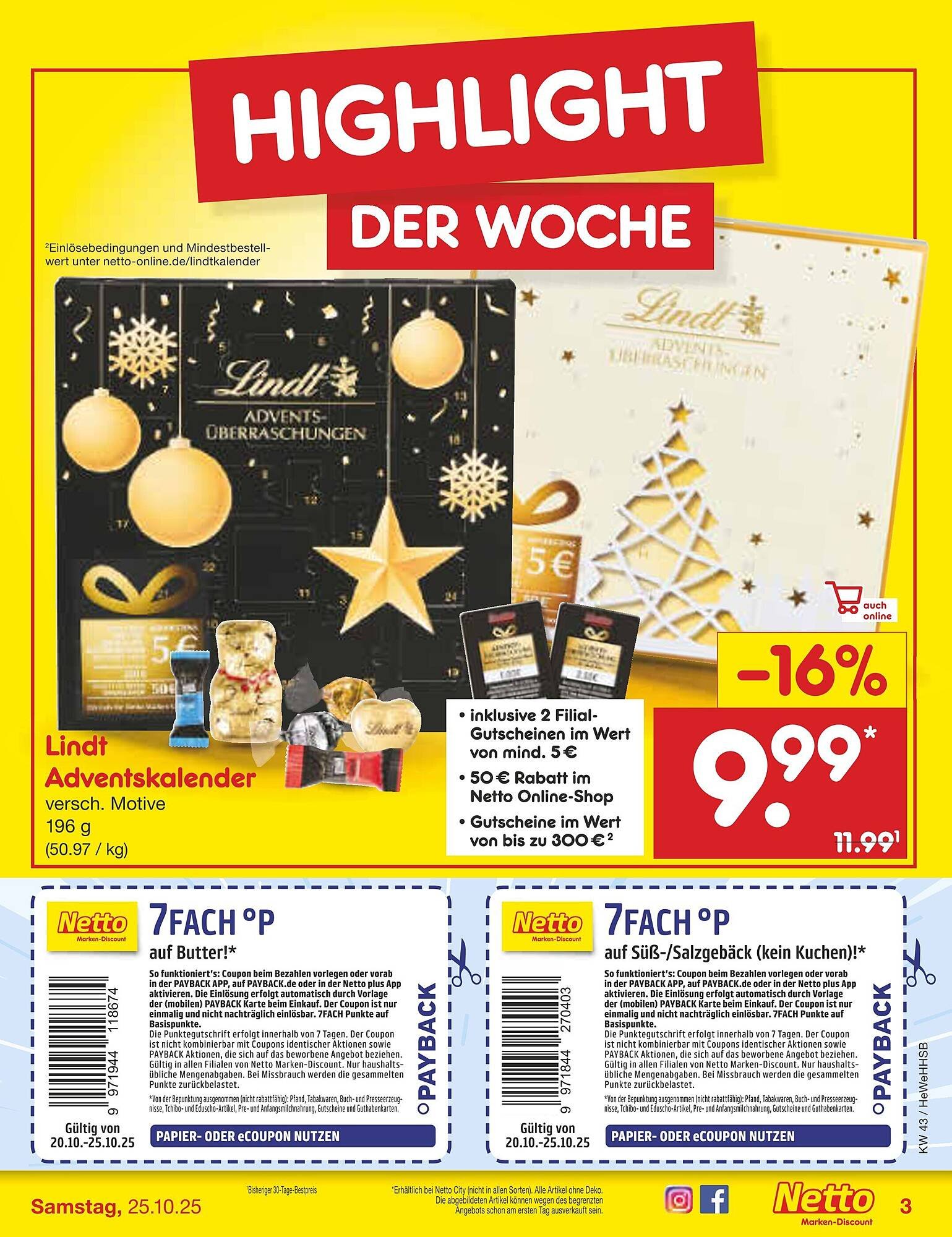 Netto Marken-Discount Prospekt (2025-10-20 - 2025-10-25) | 3