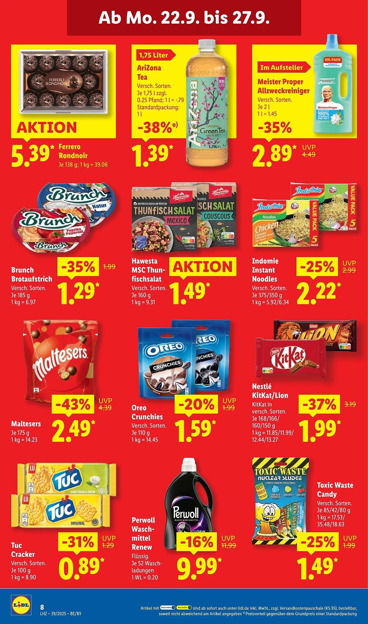 Lidl Prospekt (2025-09-22 - 2025-09-28)