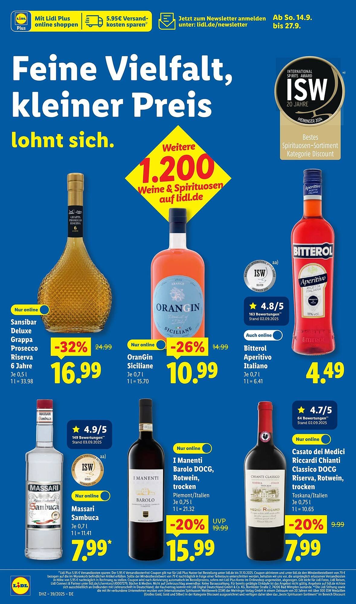 Lidl Prospekt (2025-09-22 - 2025-09-28)