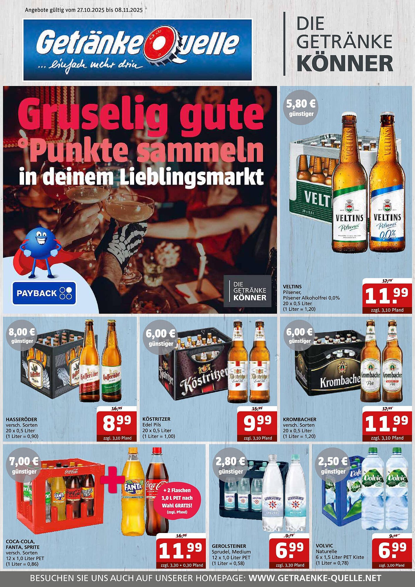 Getränke Quelle Prospekt (2025-10-26 - 2025-11-08) | 1