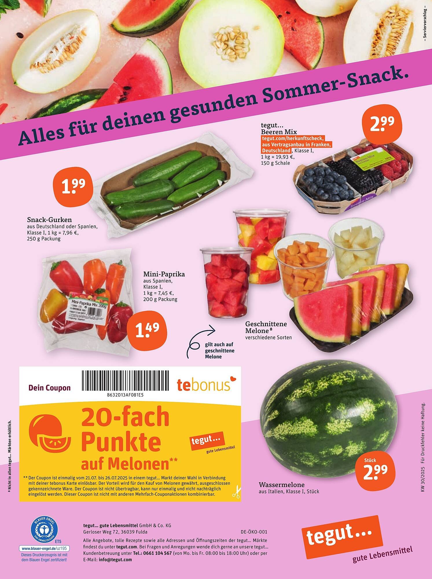 tegut Prospekt (2025-07-24 - 2025-07-26) | 23