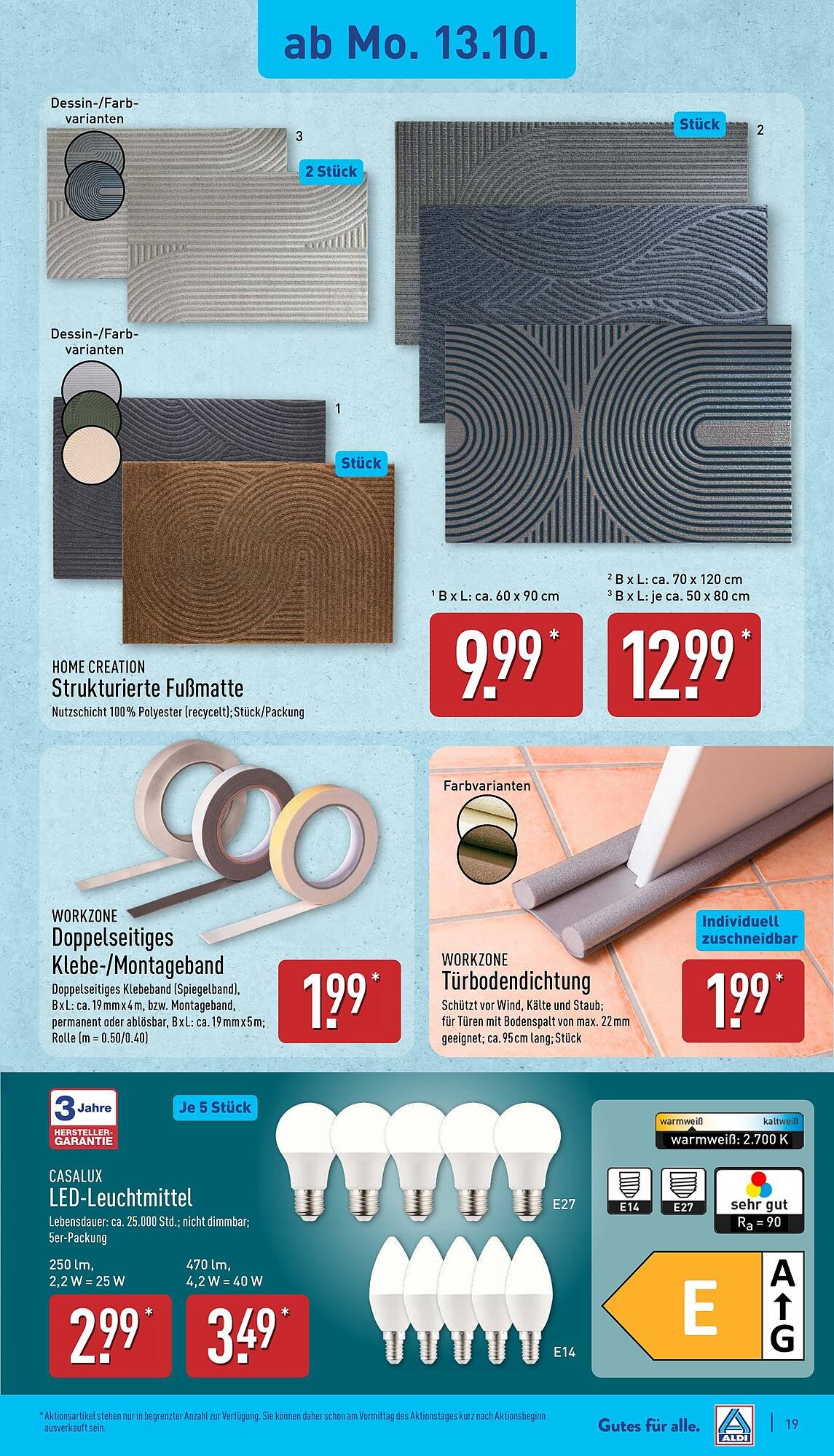 Aldi Nord Prospekt (2025-10-13 - 2025-10-19) | 19