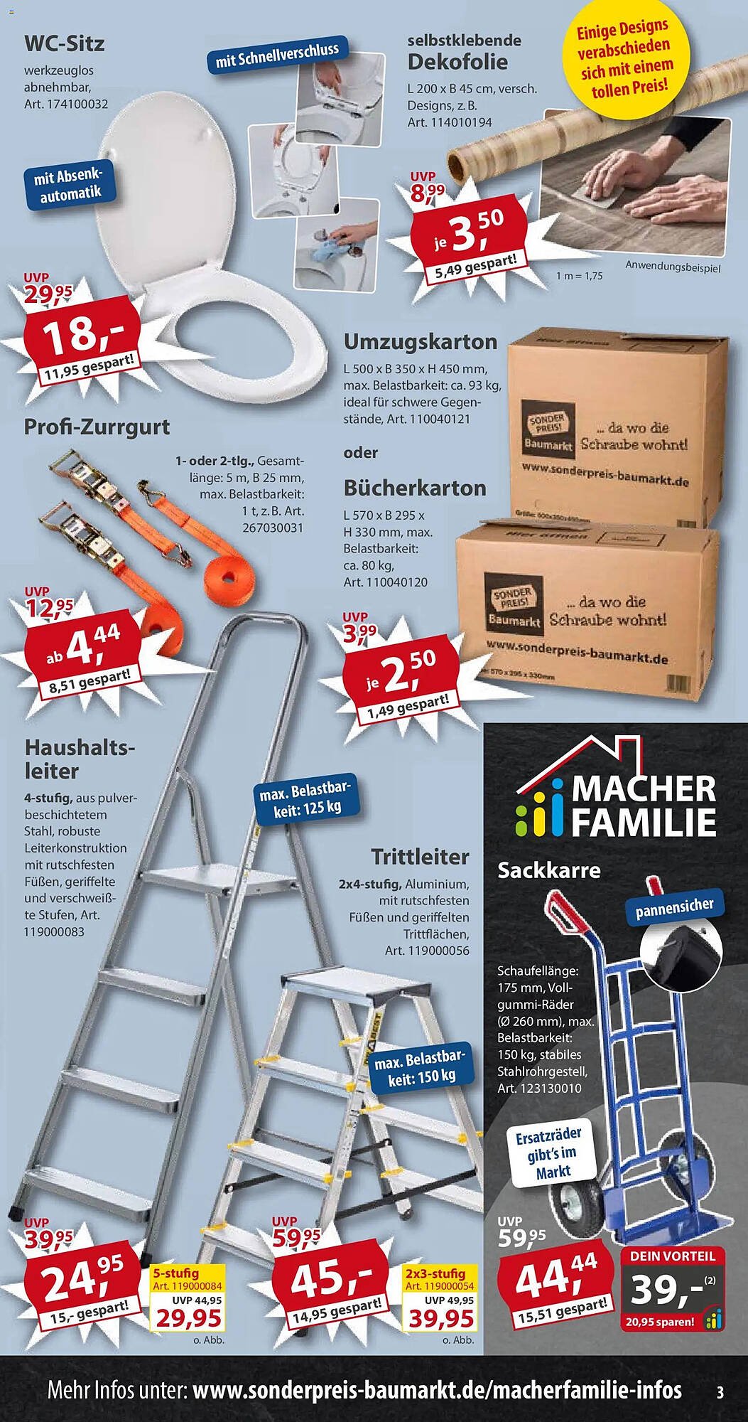 Sonderpreis Baumarkt Prospekt (2025-11-01 - 2025-11-07)