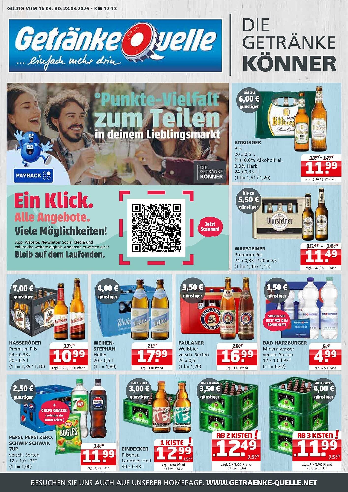 Getränke Quelle Prospekt (2026-03-16 - 2026-03-28)