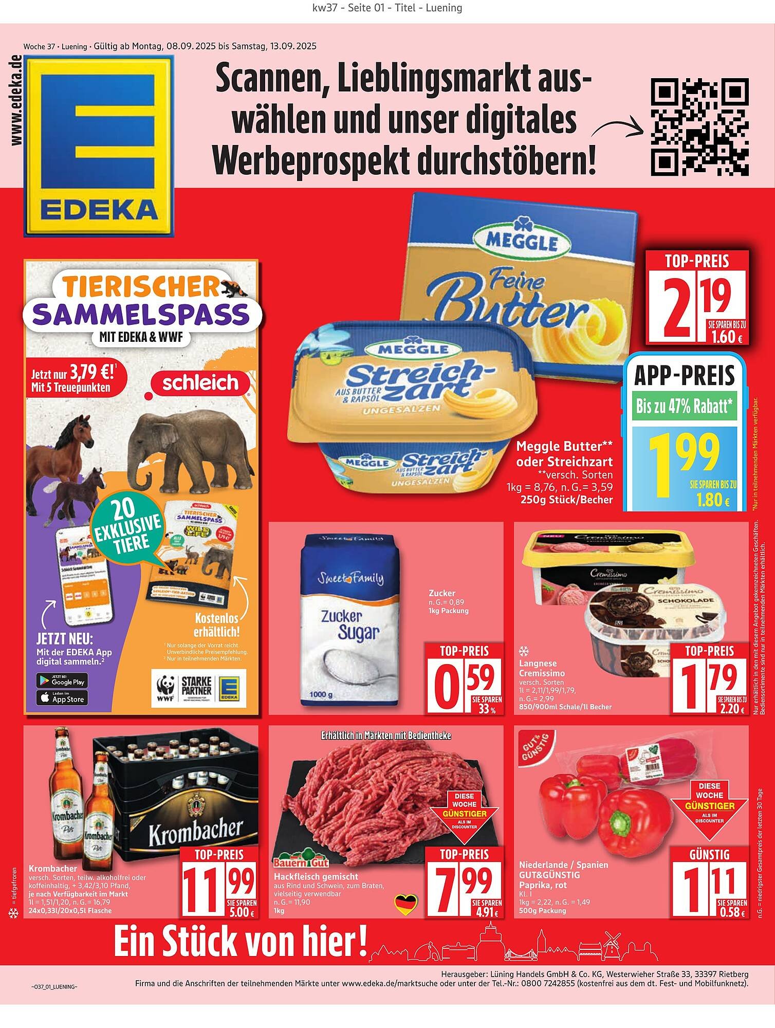 Edeka Prospekt (2025-09-08 - 2025-09-13) | 1