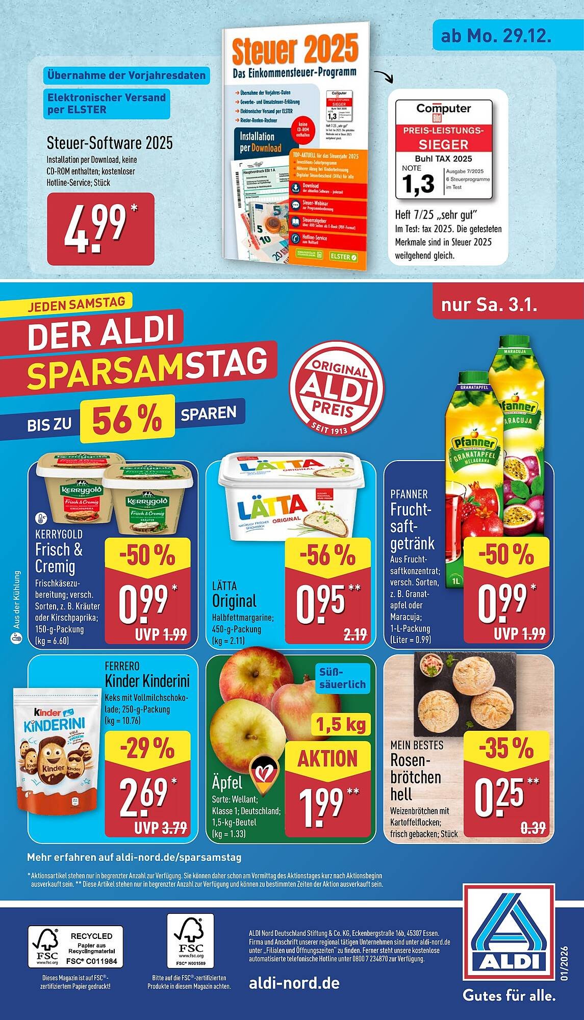 Aldi Nord Prospekt (2025-12-29 - 2026-01-03)