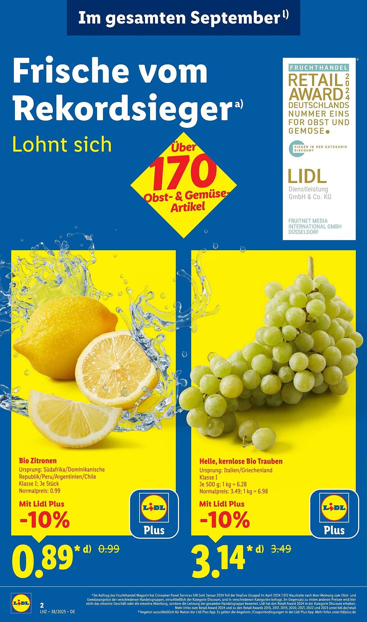 Lidl Prospekt (2025-09-15 - 2025-09-21) | 2
