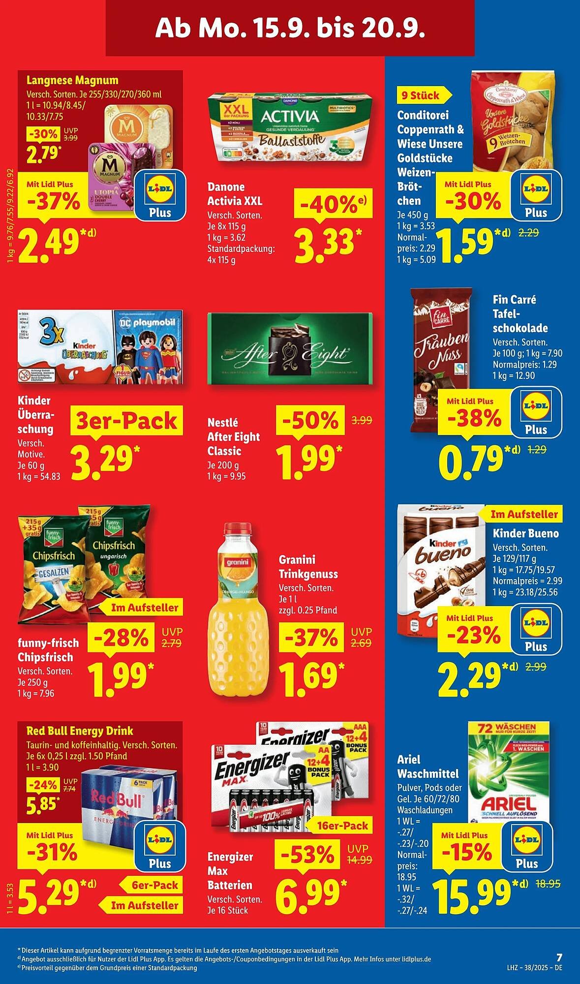Lidl Prospekt (2025-09-15 - 2025-09-21)