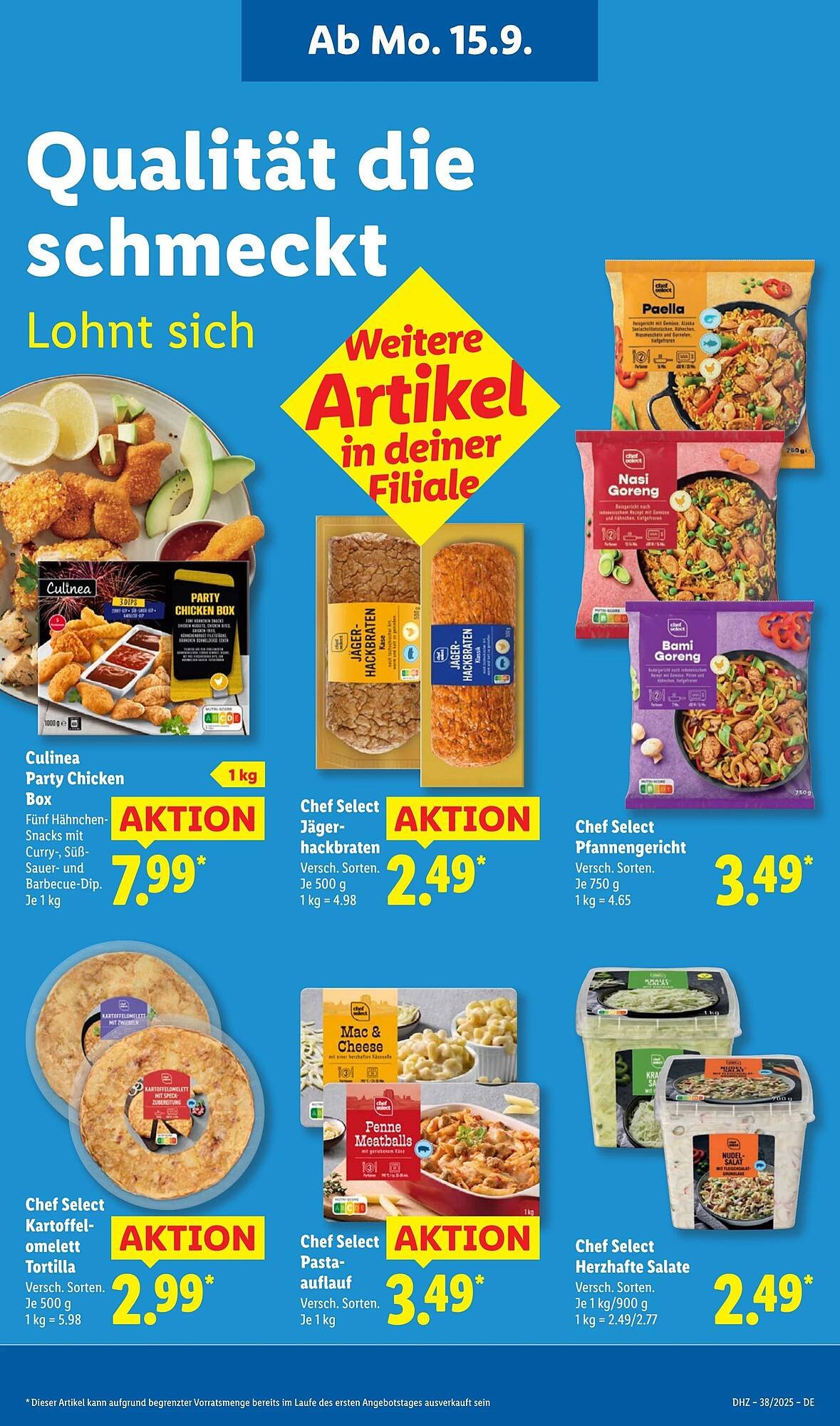 Lidl Prospekt (2025-09-15 - 2025-09-21)