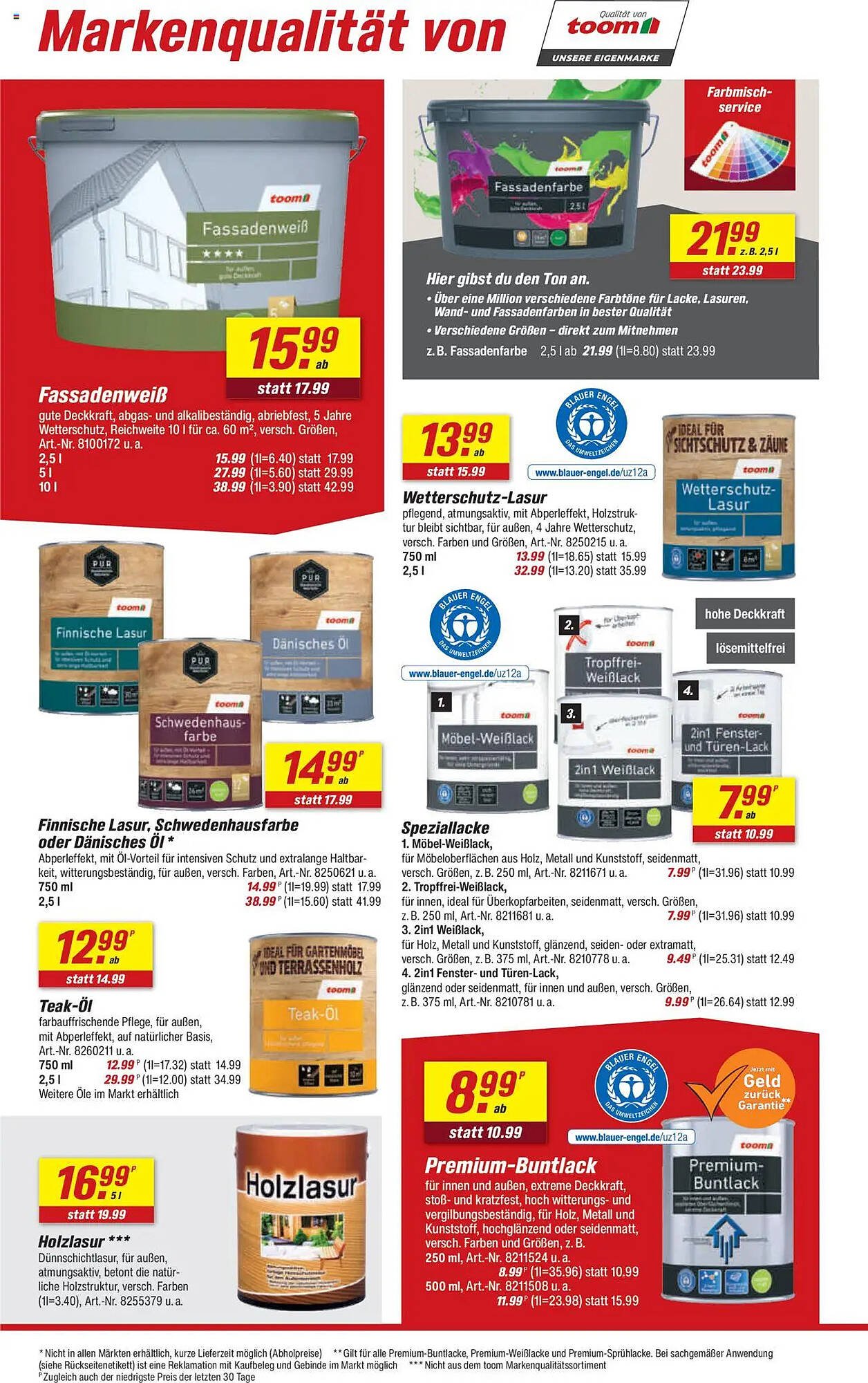 toom Baumarkt Prospekt (2025-08-11 - 2025-08-24) | 12
