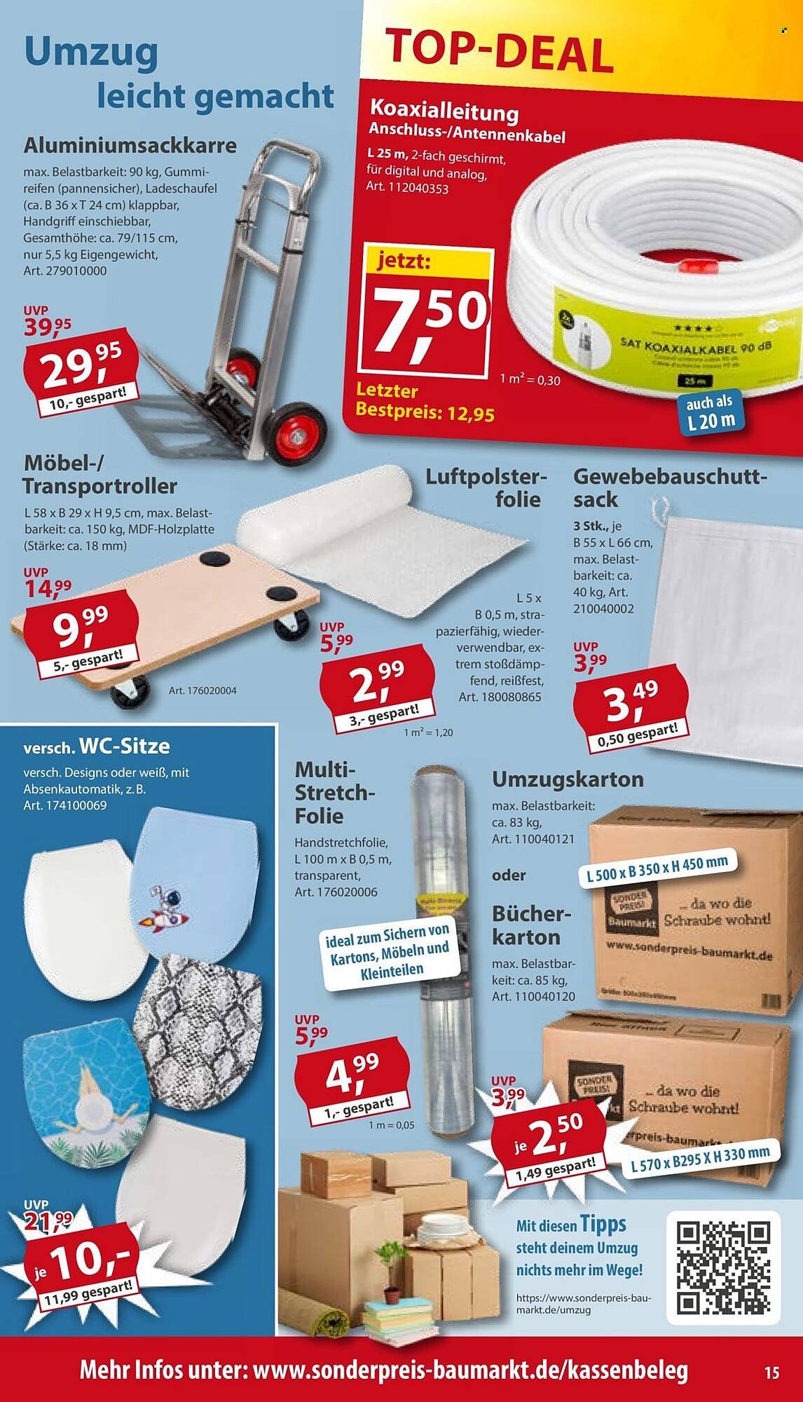 Sonderpreis Baumarkt Prospekt