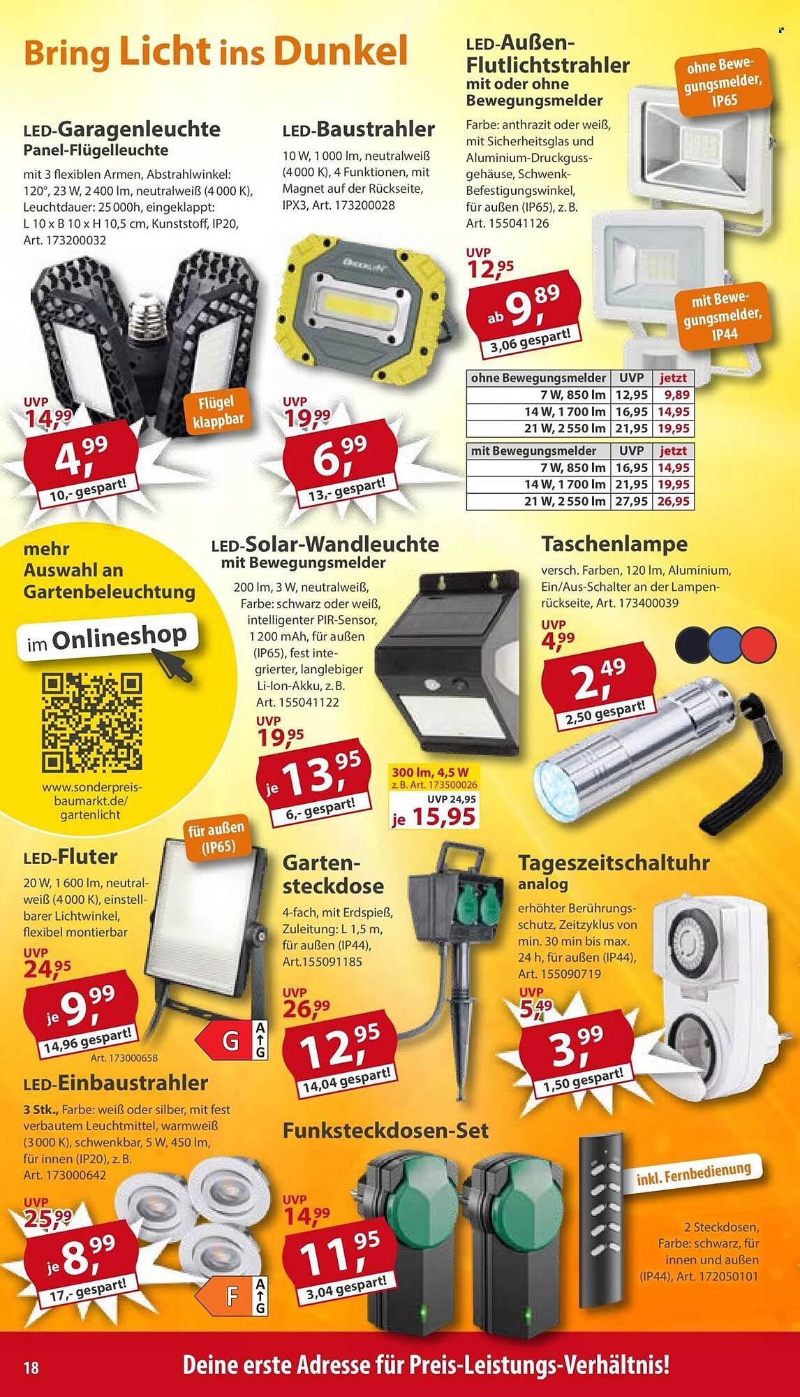 Sonderpreis Baumarkt Prospekt