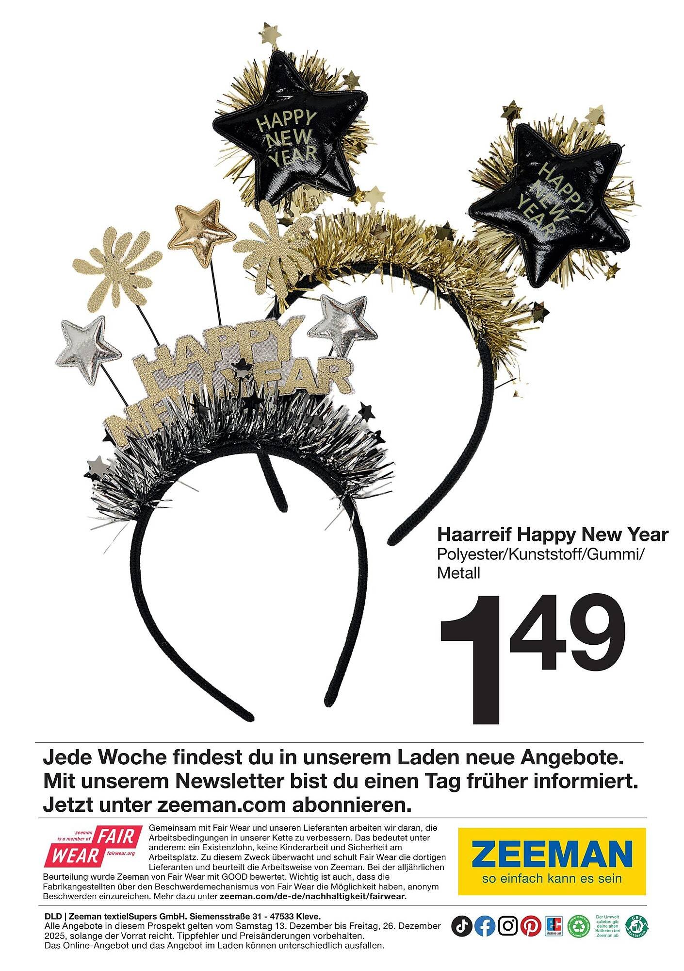 Zeeman Prospekt (2025-12-13 - 2025-12-27)