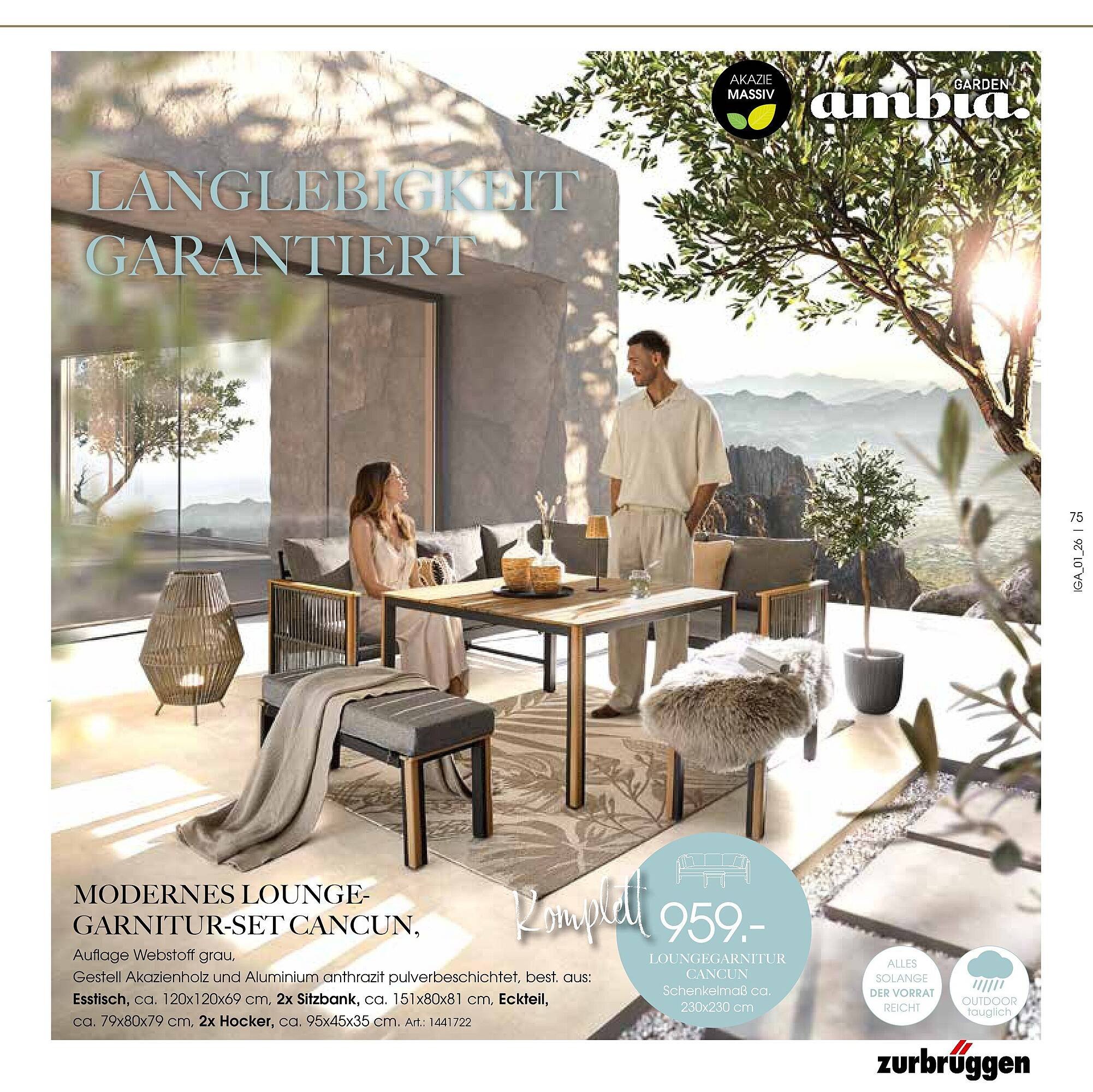 Zurbrüggen Prospekt (2026-03-17 - 2026-08-31)