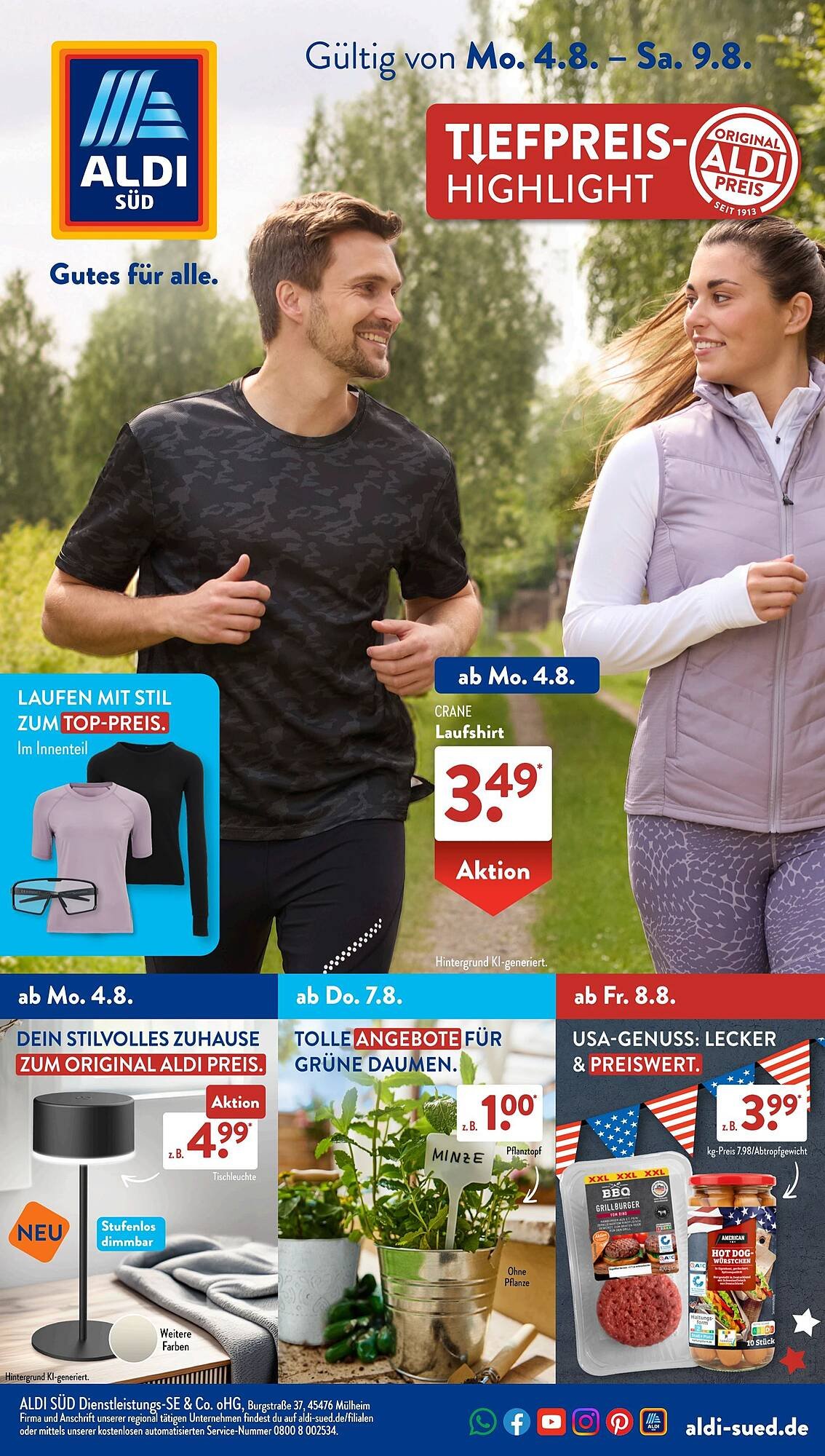 Aldi Süd Prospekt (2025-08-04 - 2025-08-10) | 1
