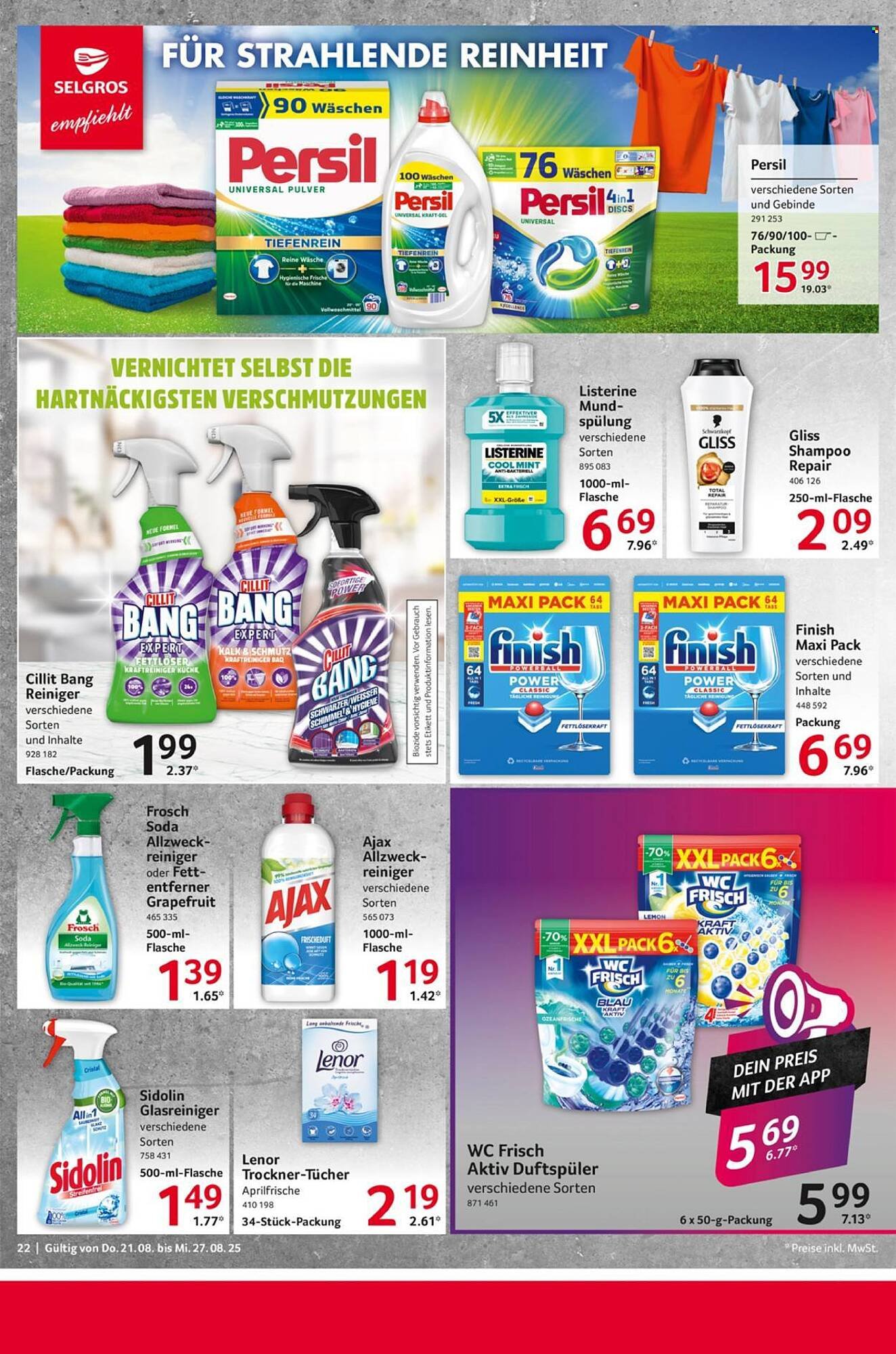 Selgros Prospekt (2025-08-21 - 2025-08-27) | 22