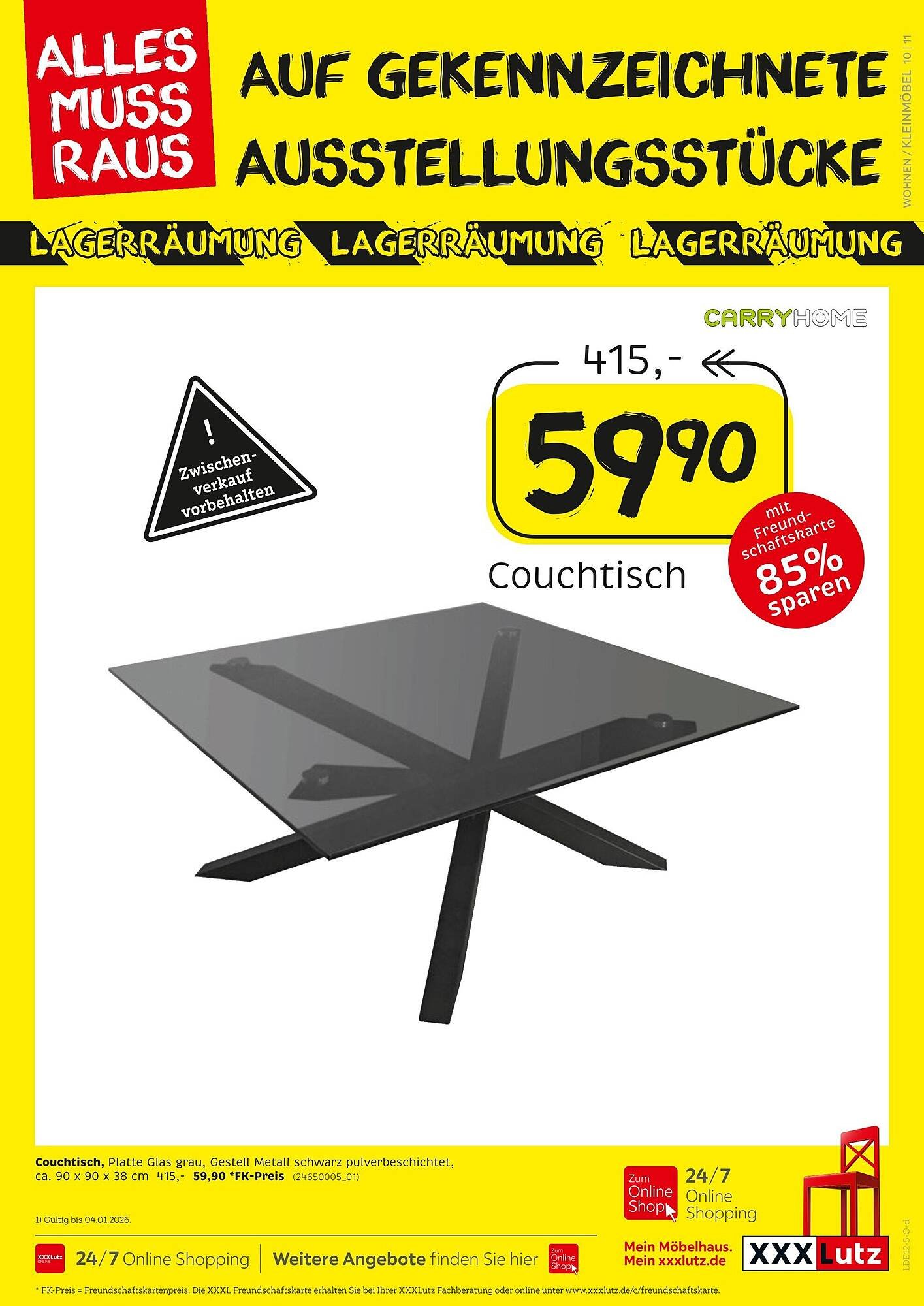 XXXLutz Prospekt (2025-12-20 - 2026-01-04)