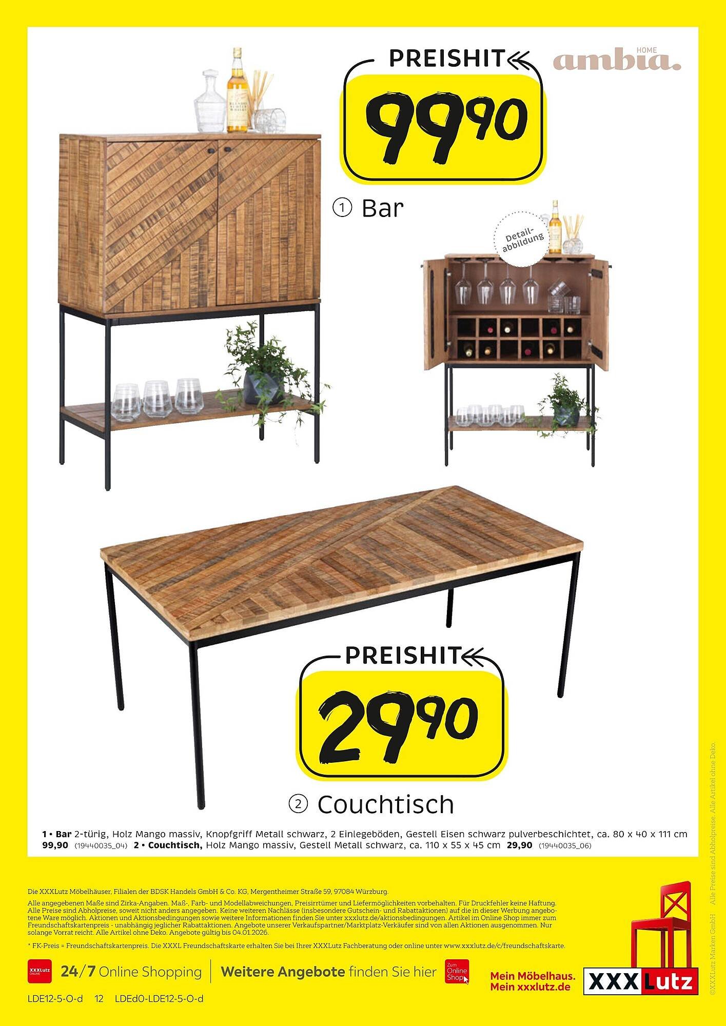 XXXLutz Prospekt (2025-12-20 - 2026-01-04)