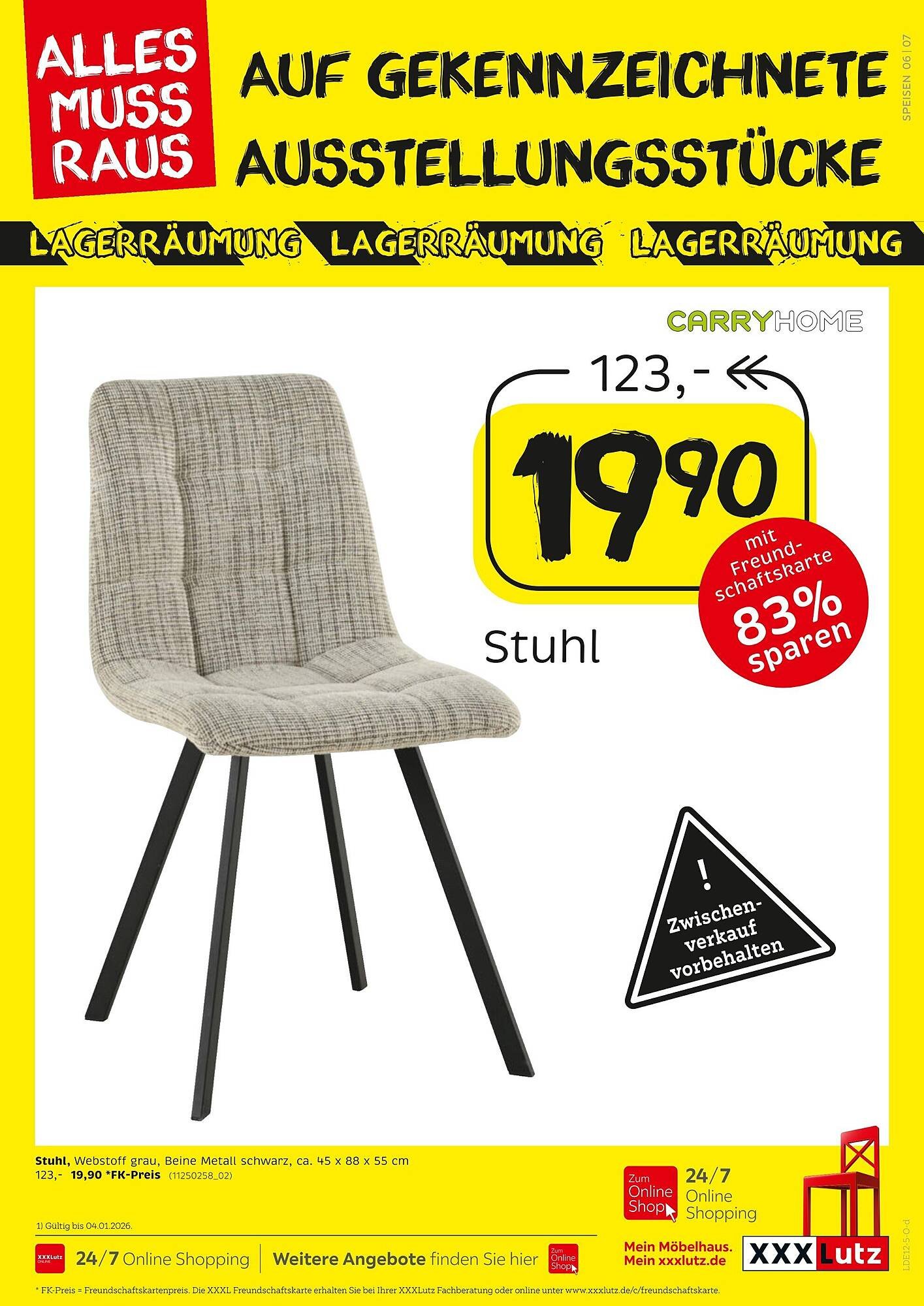 XXXLutz Prospekt (2025-12-20 - 2026-01-04)