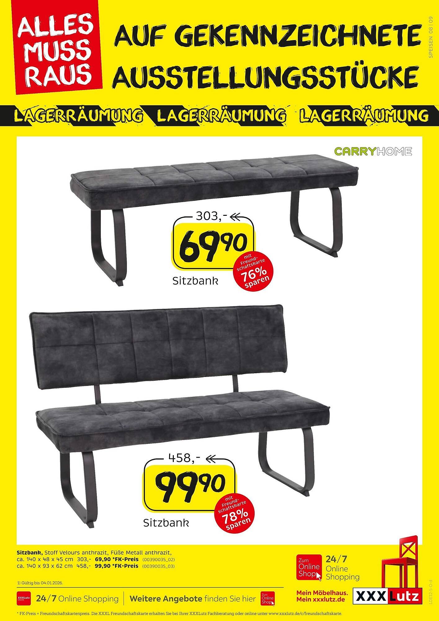 XXXLutz Prospekt (2025-12-20 - 2026-01-04)