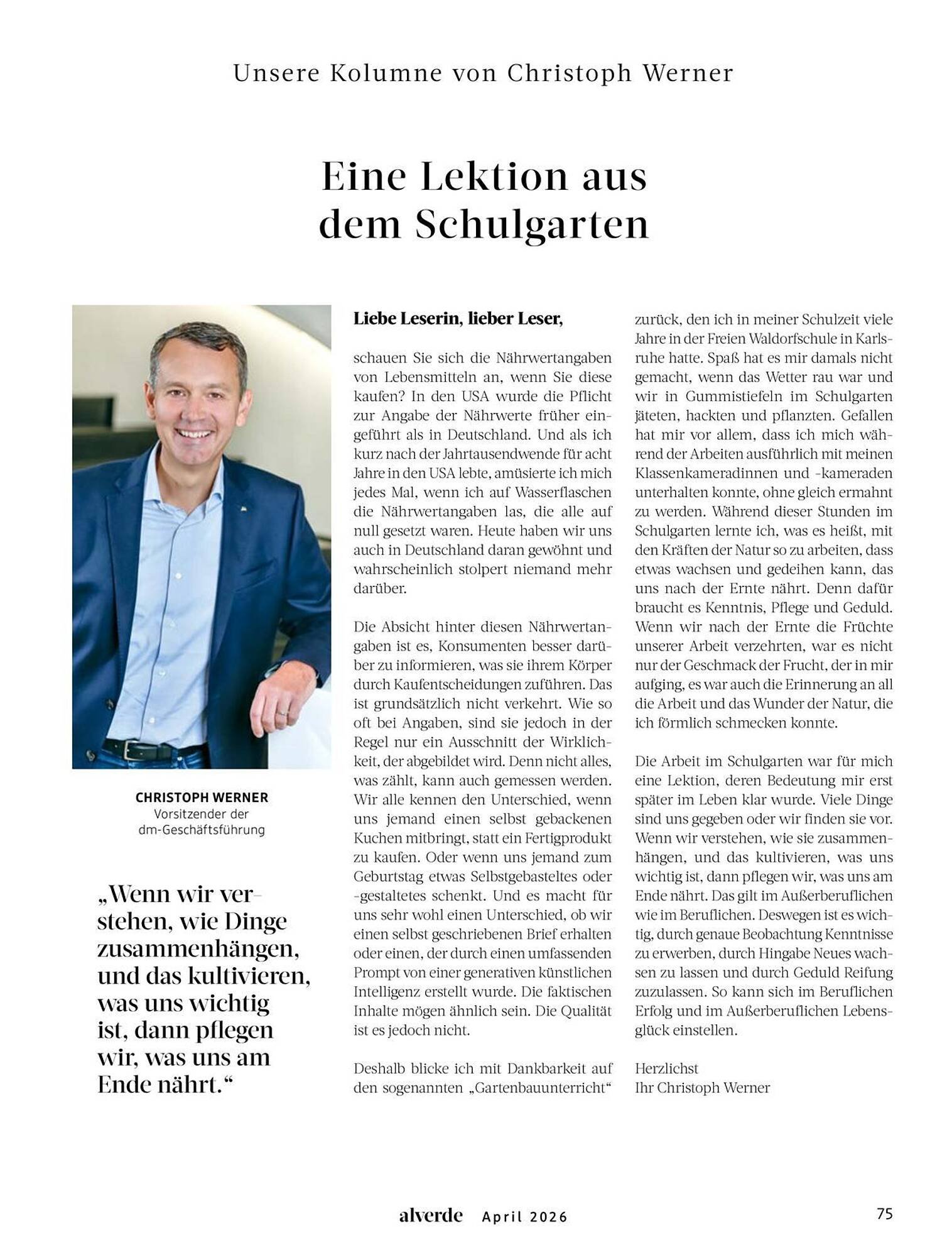 Dm drogerie Magazin (2026-04-01 - 2026-04-30)
