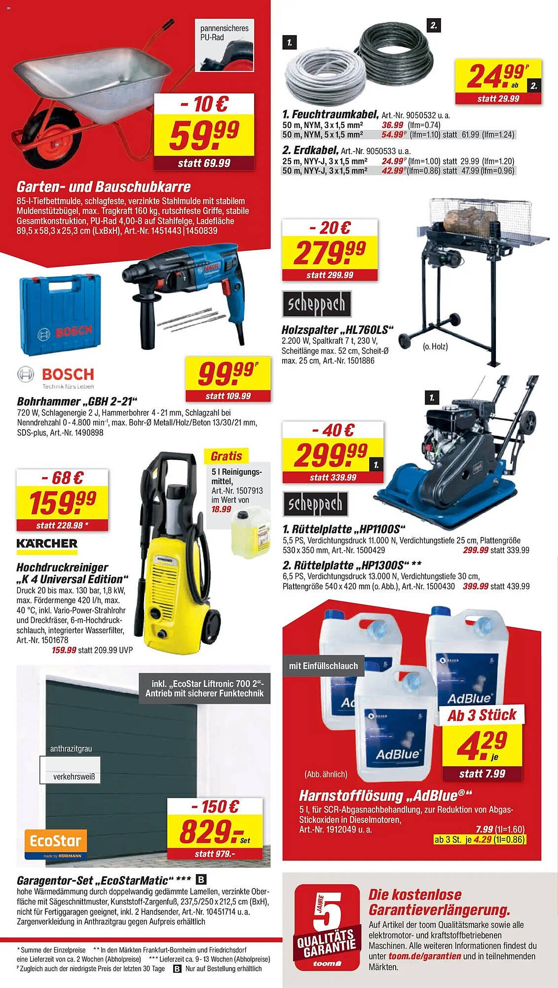 Toom Baumarkt Prospekt